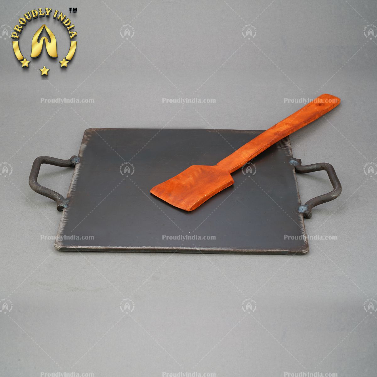 Iron Double Handle Square Dosa Tawa
