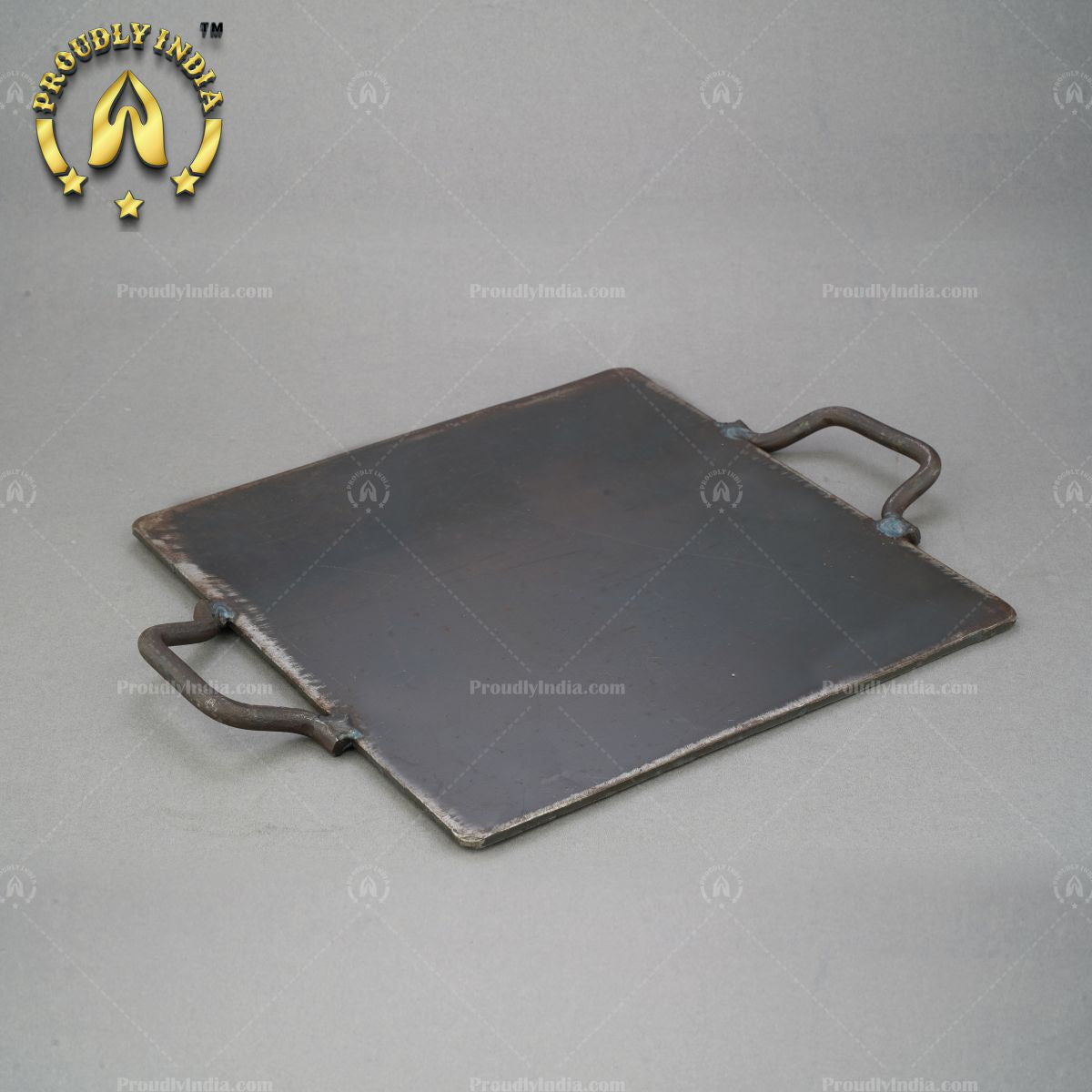 Iron Double Handle Square Dosa Tawa