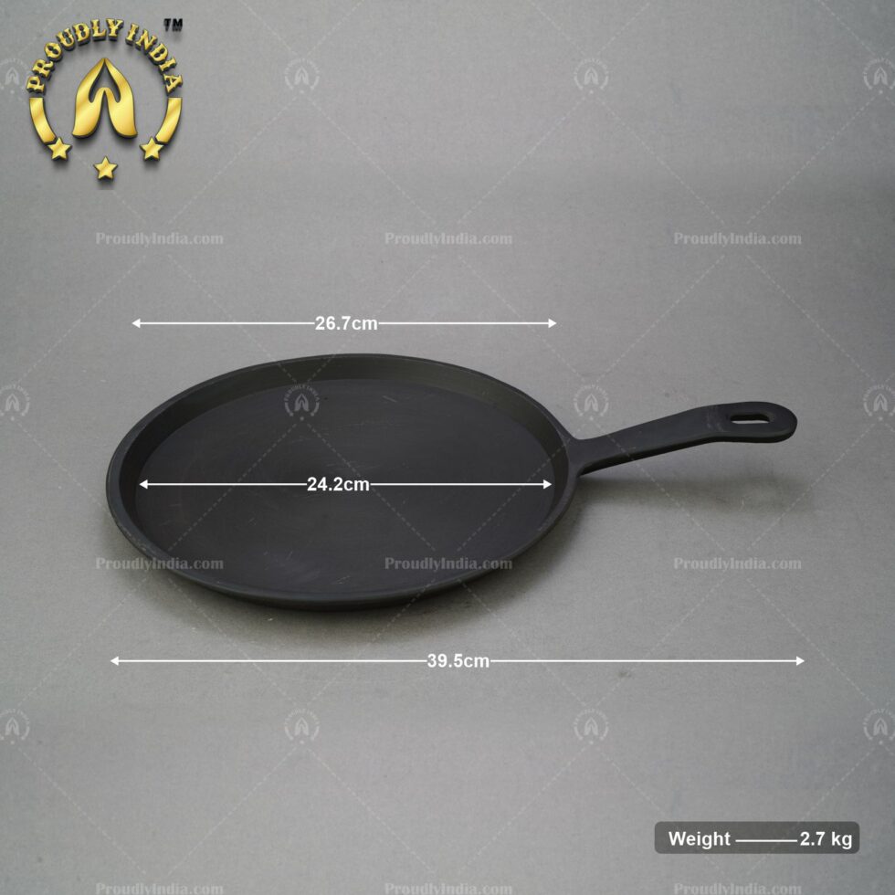 Premium Cast Iron Tawa with Handle