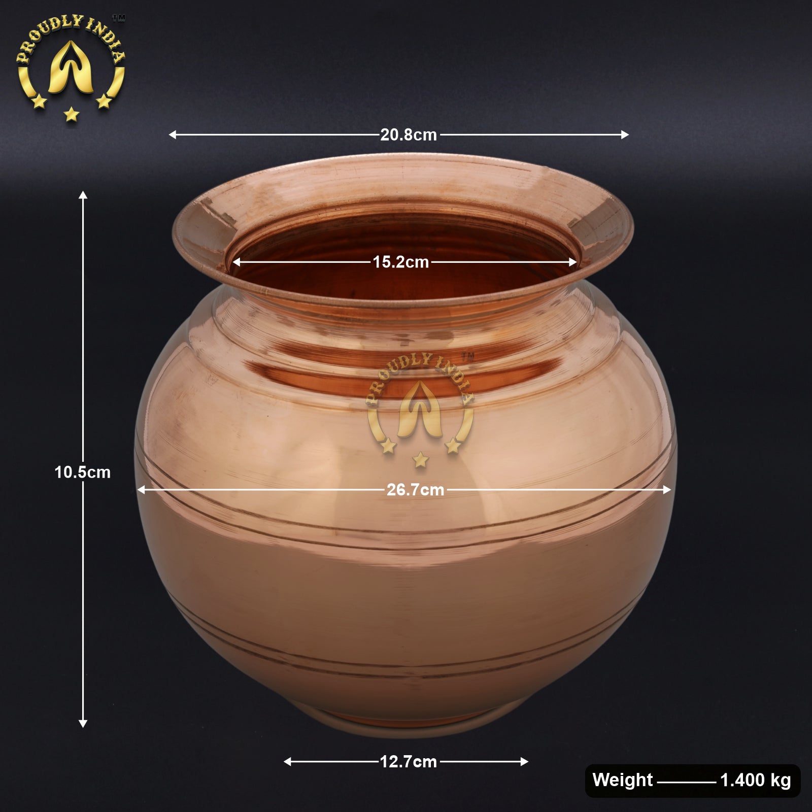 Pure Copper Water Pot