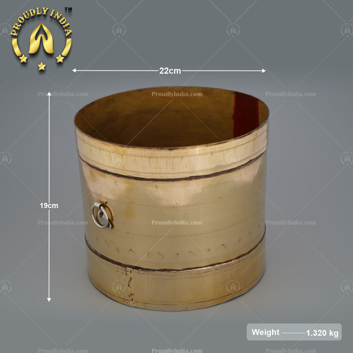 Set of 2 Brass Para | Rice Measuring | Kerala Wedding Para | Marakkal