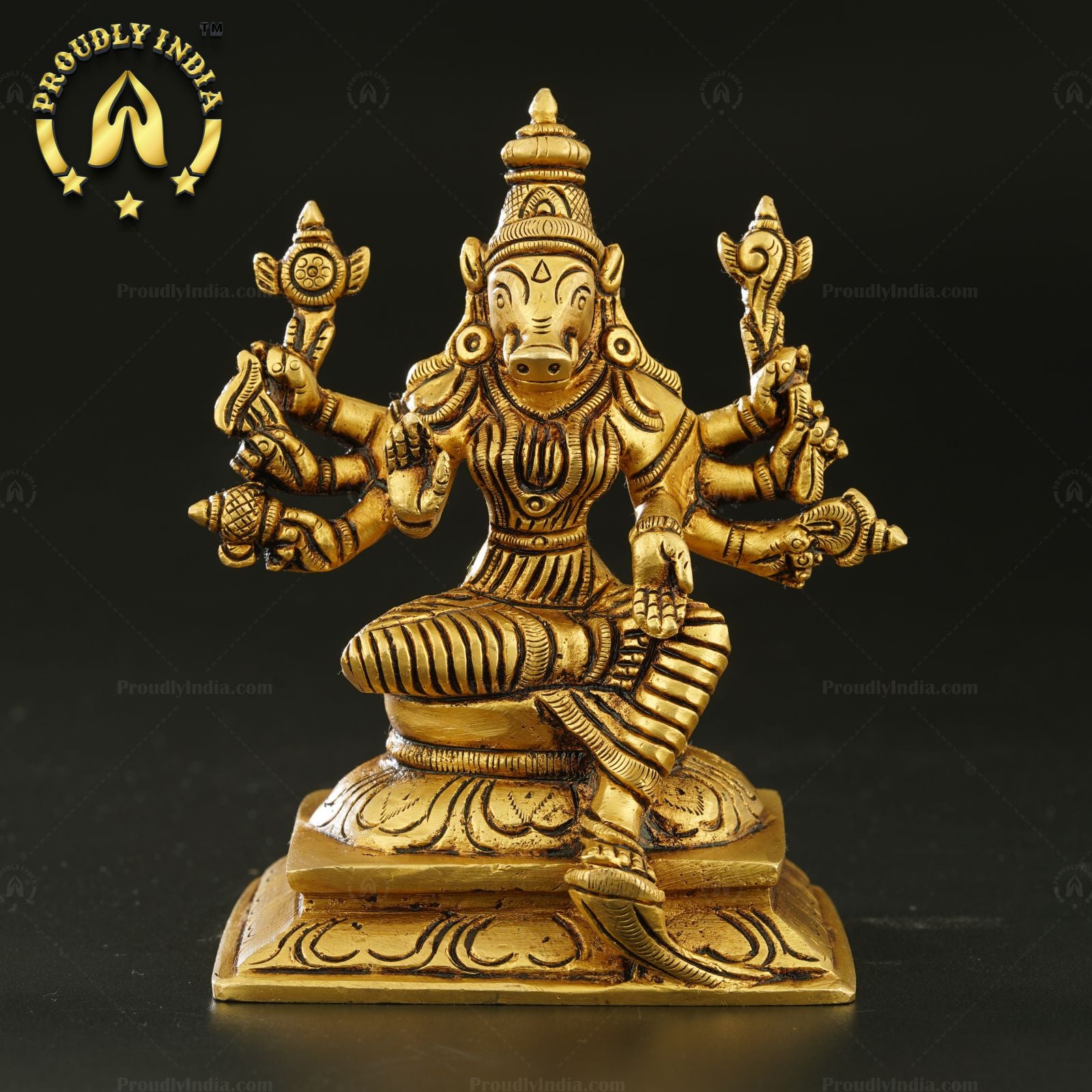 Brass Handcrafted Varahi Amman Statue