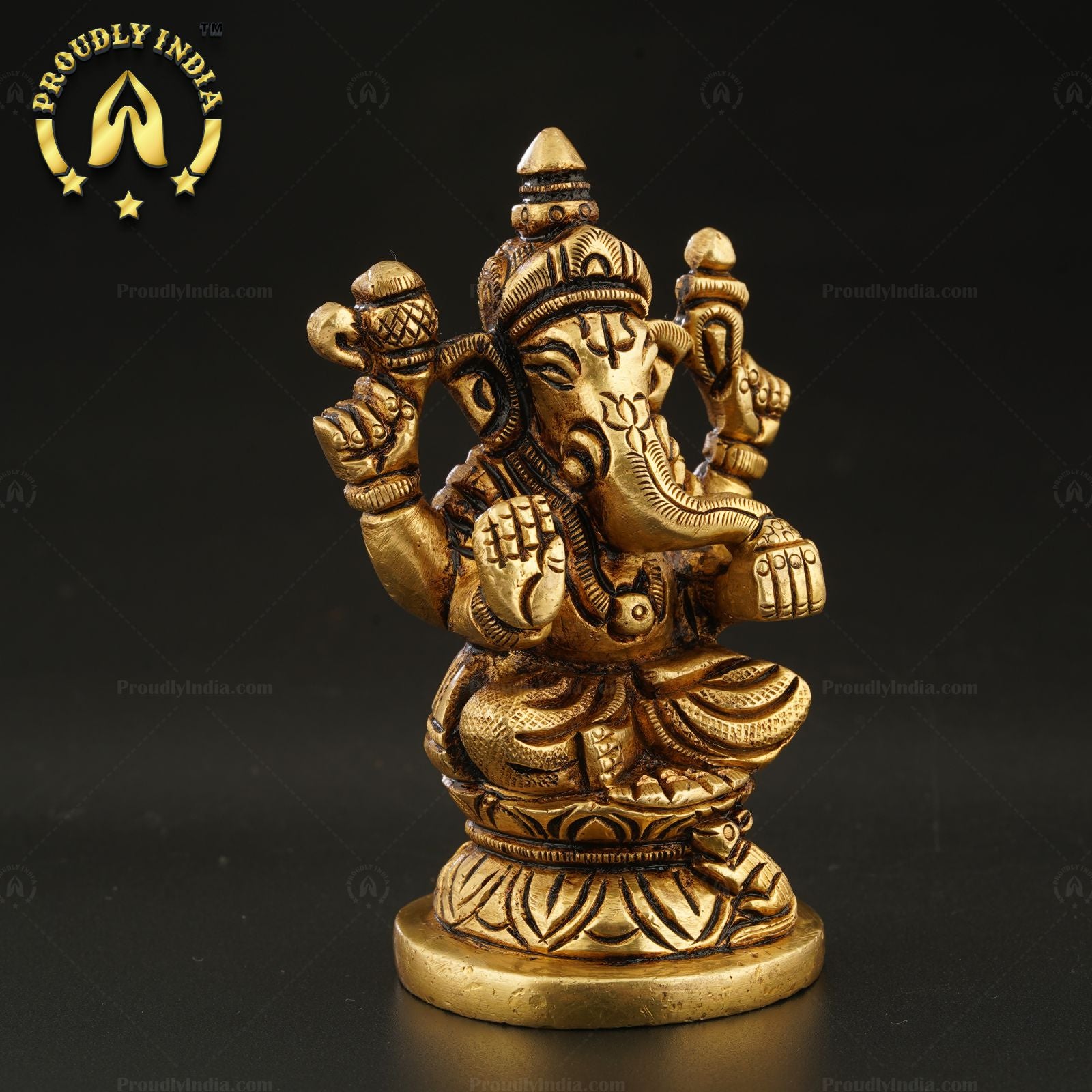 Traditional Brass Handcrafted Ganesha Statue