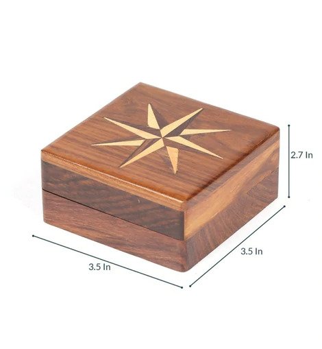 British Royal Navy Box Compass