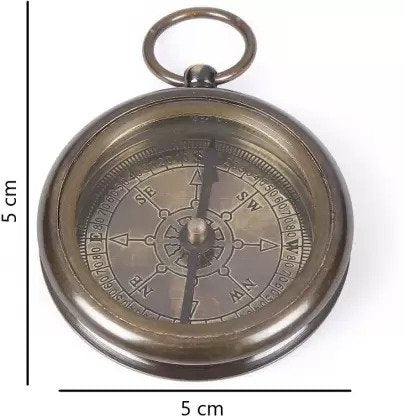 Metal Finish Nautical Brass Compass
