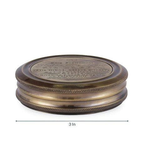 Brass Gold WM Gell Compact Compass