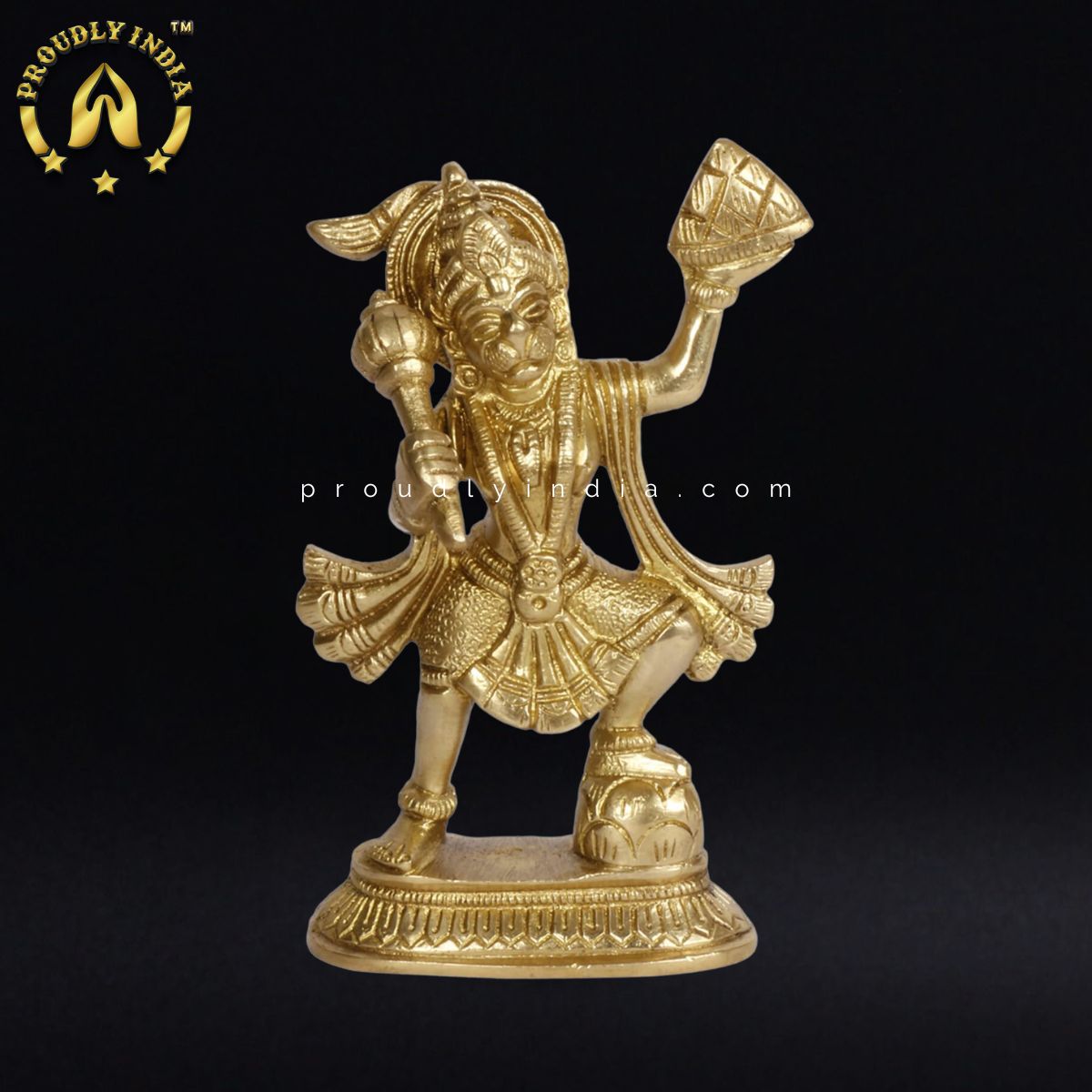 5.5" Hanuman with Sanjeevini Idol