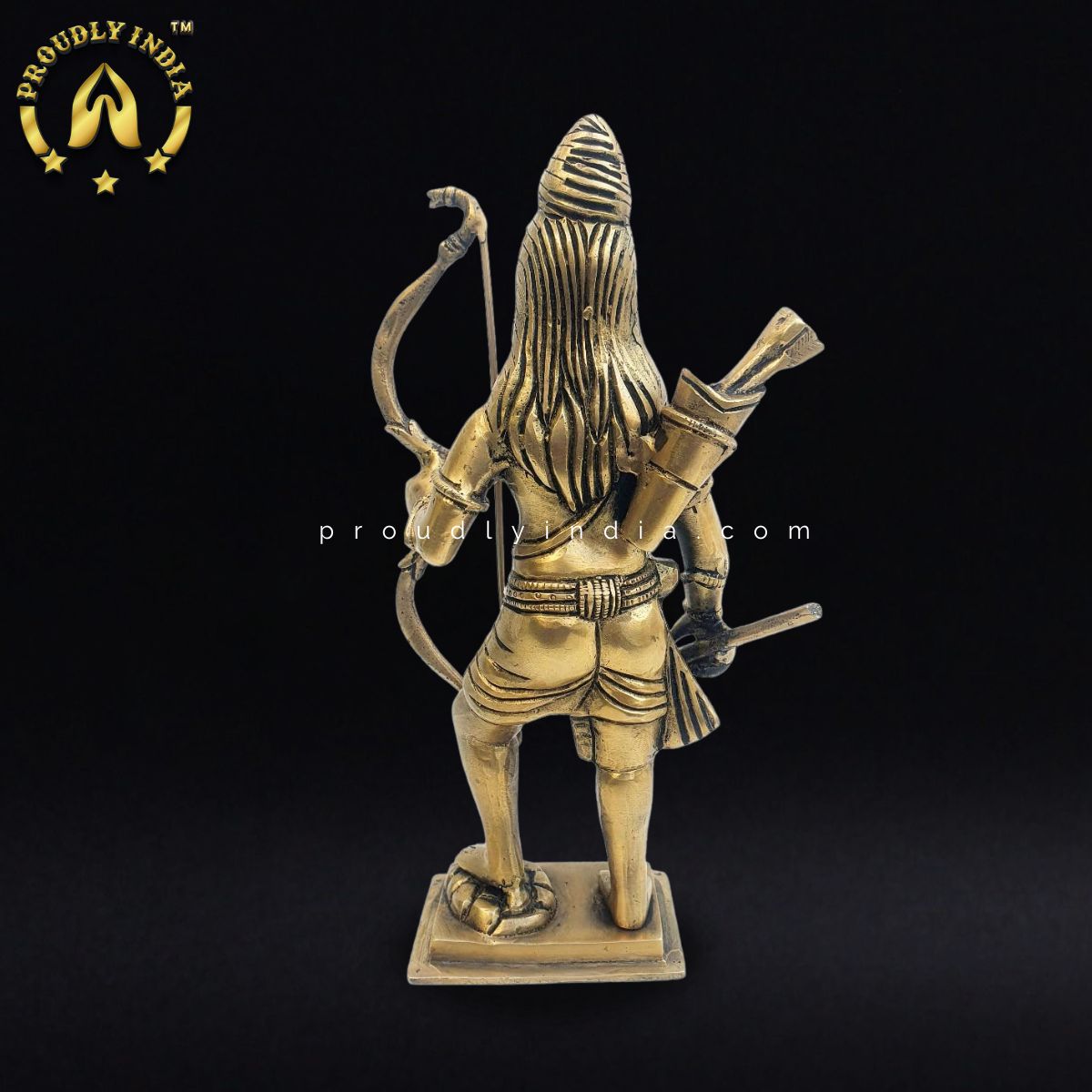 10" Brass Lord Parshuram Idol