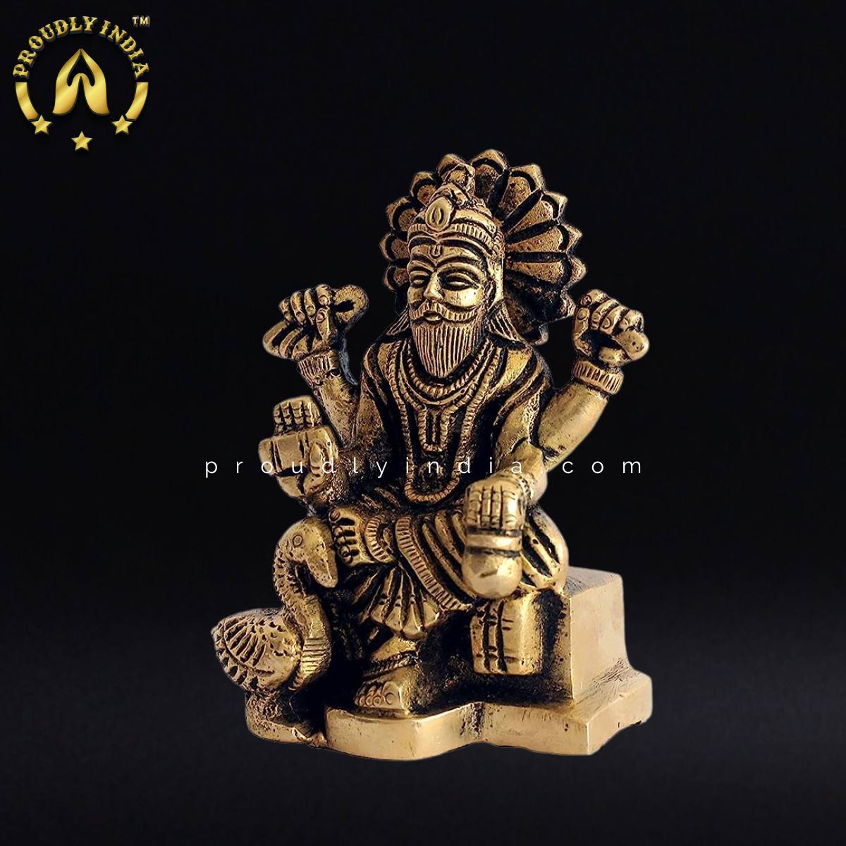 3.8" God Vishvakarma Idol