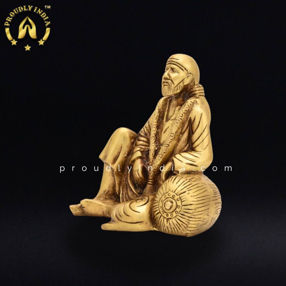 5.5" Brass Shirdi Sai Baba Statue