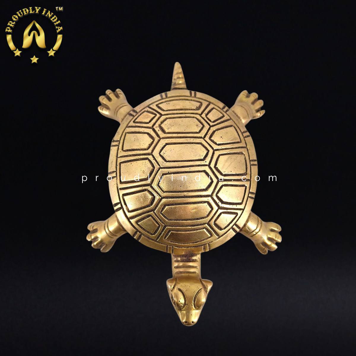 5.5" Brass Vastu Turtle