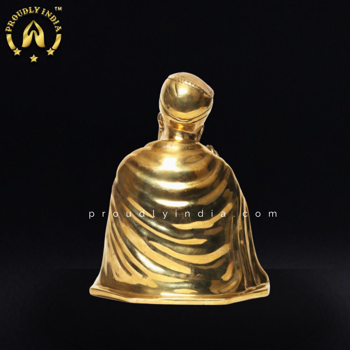 Pure Brass Handcrafted Guru Nanak Statue
