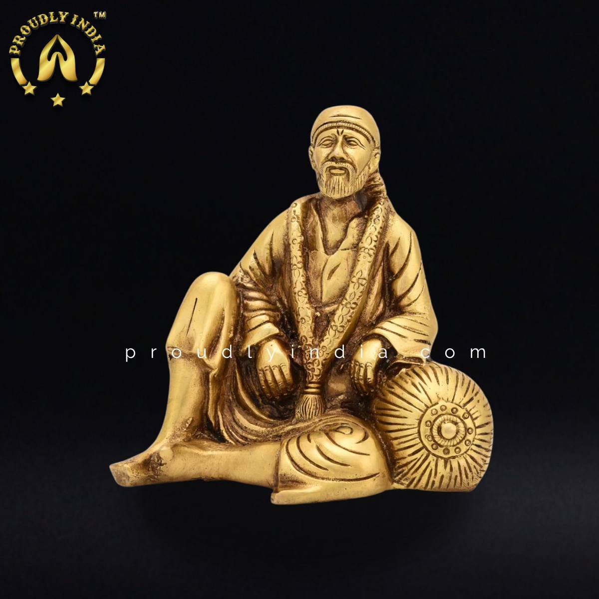 5.5" Brass Shirdi Sai Baba Statue