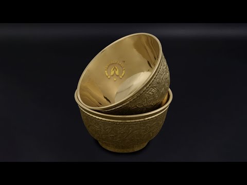Antique Brass Bowl Set