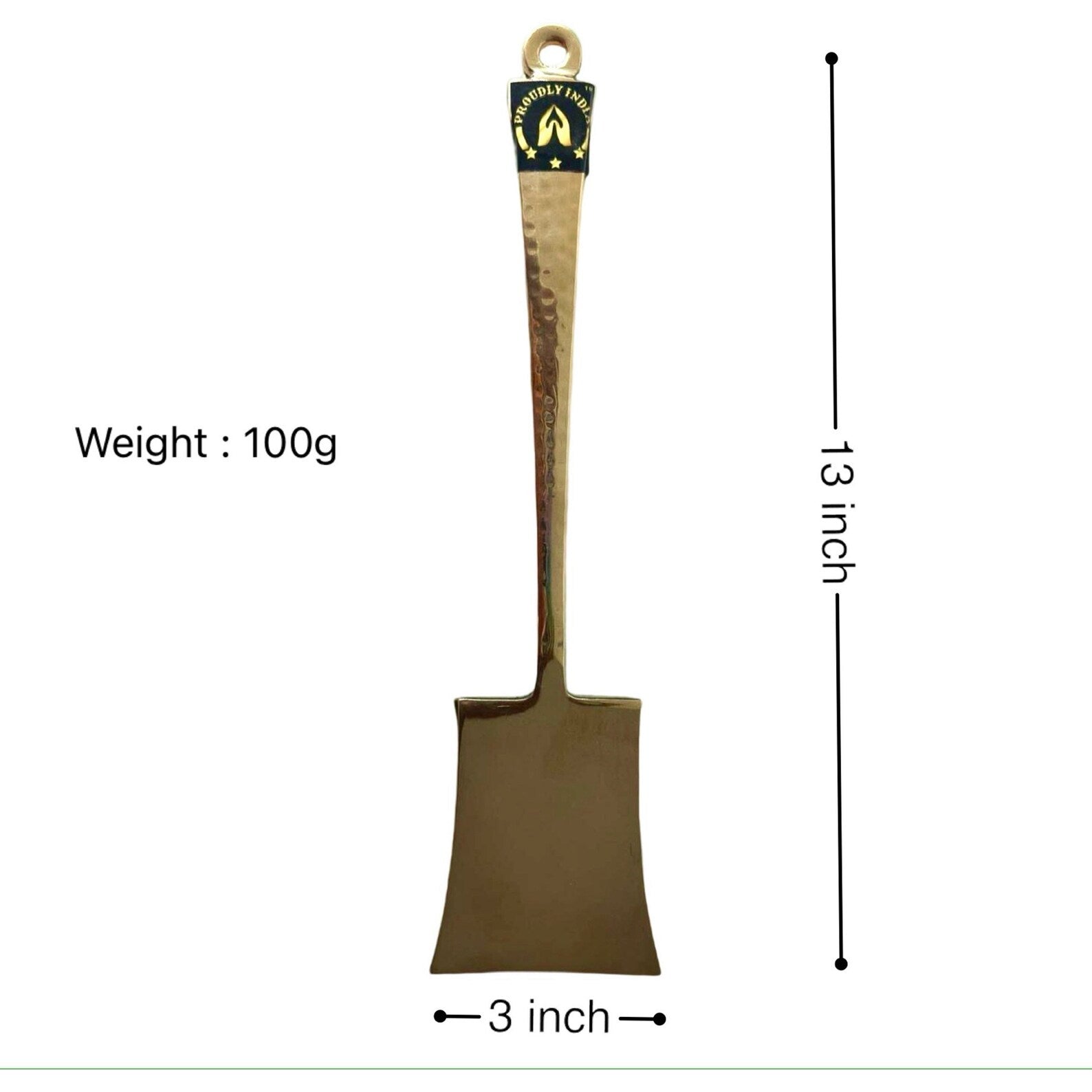 Brass Dosa Tawa with Brass Ladle