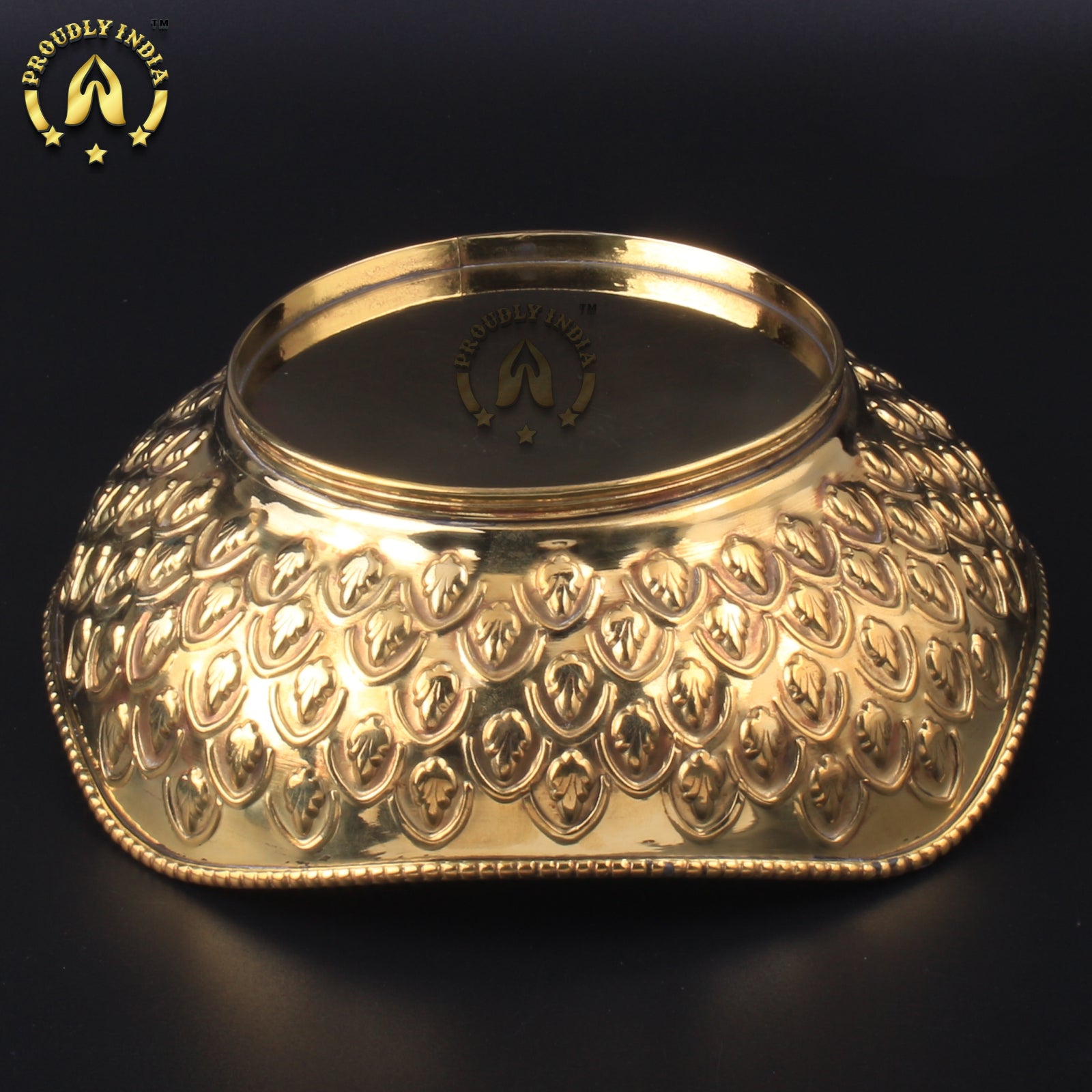 Pure Brass Decorative Basket