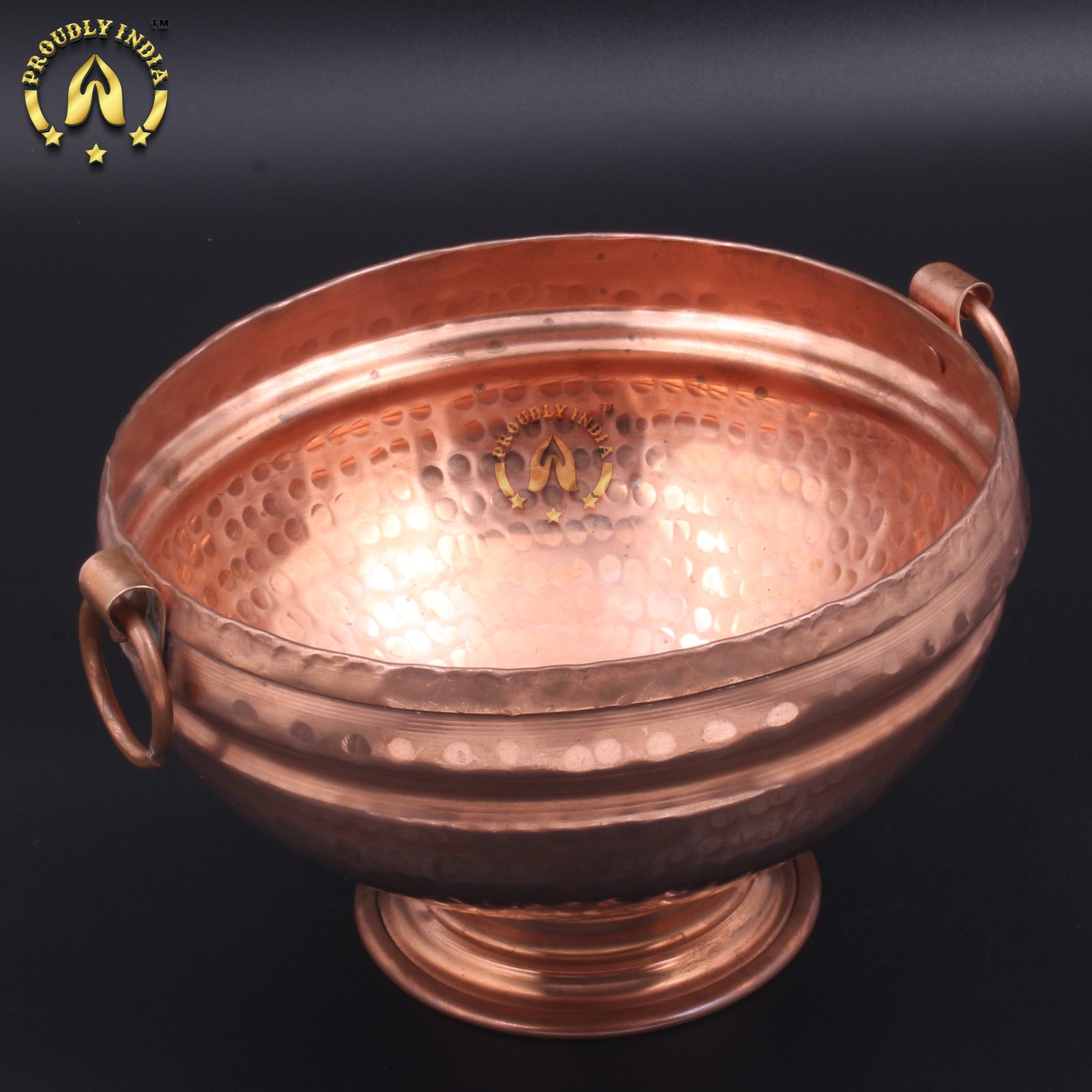 Traditional Copper Round Gangalam