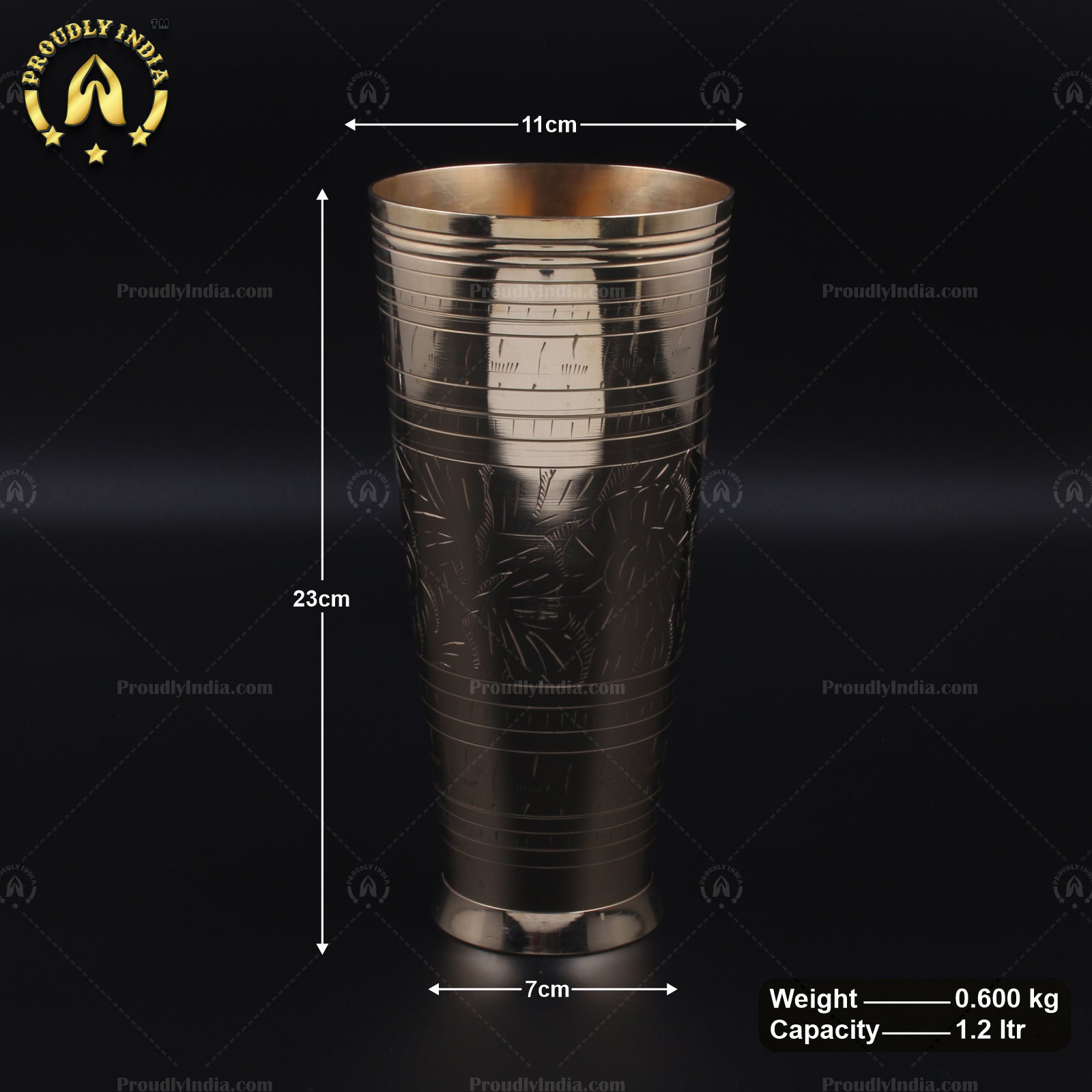 Brass Big Punjabi Lassi Glass