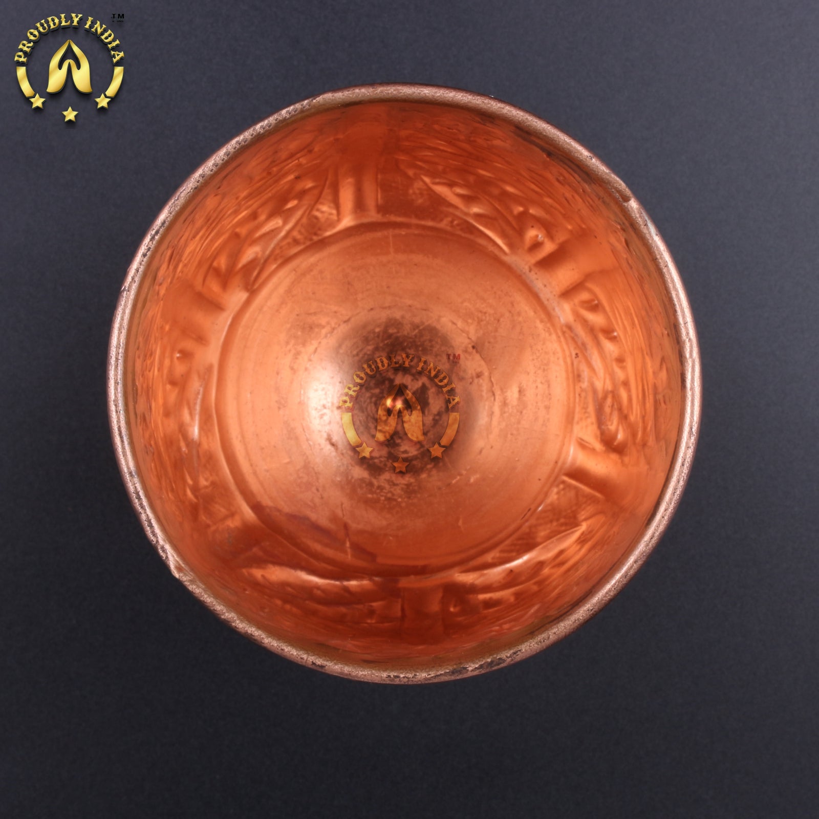 Set Of 2 Copper Arabian Glasses