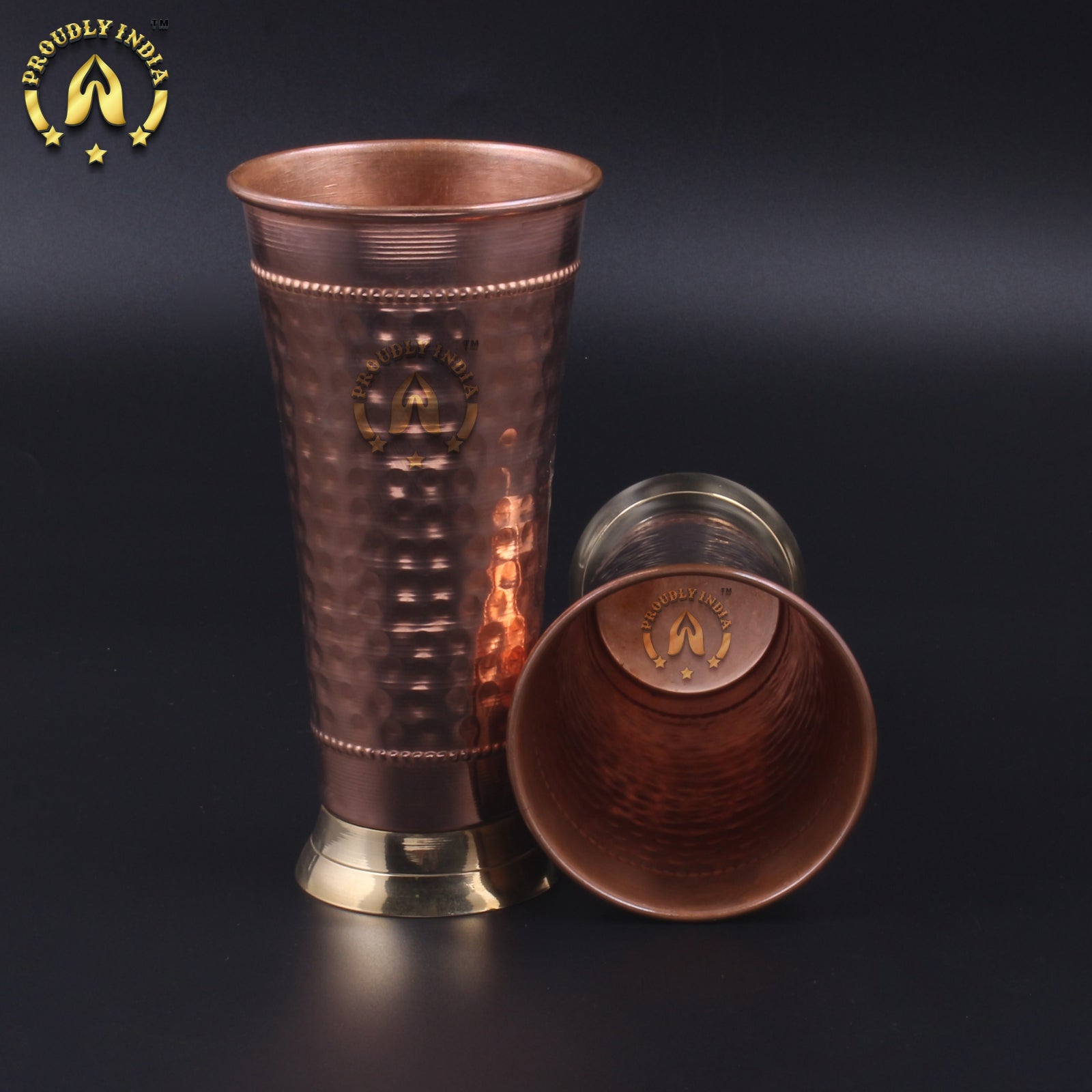 Set of 2 Copper Multipurpose Tumblers