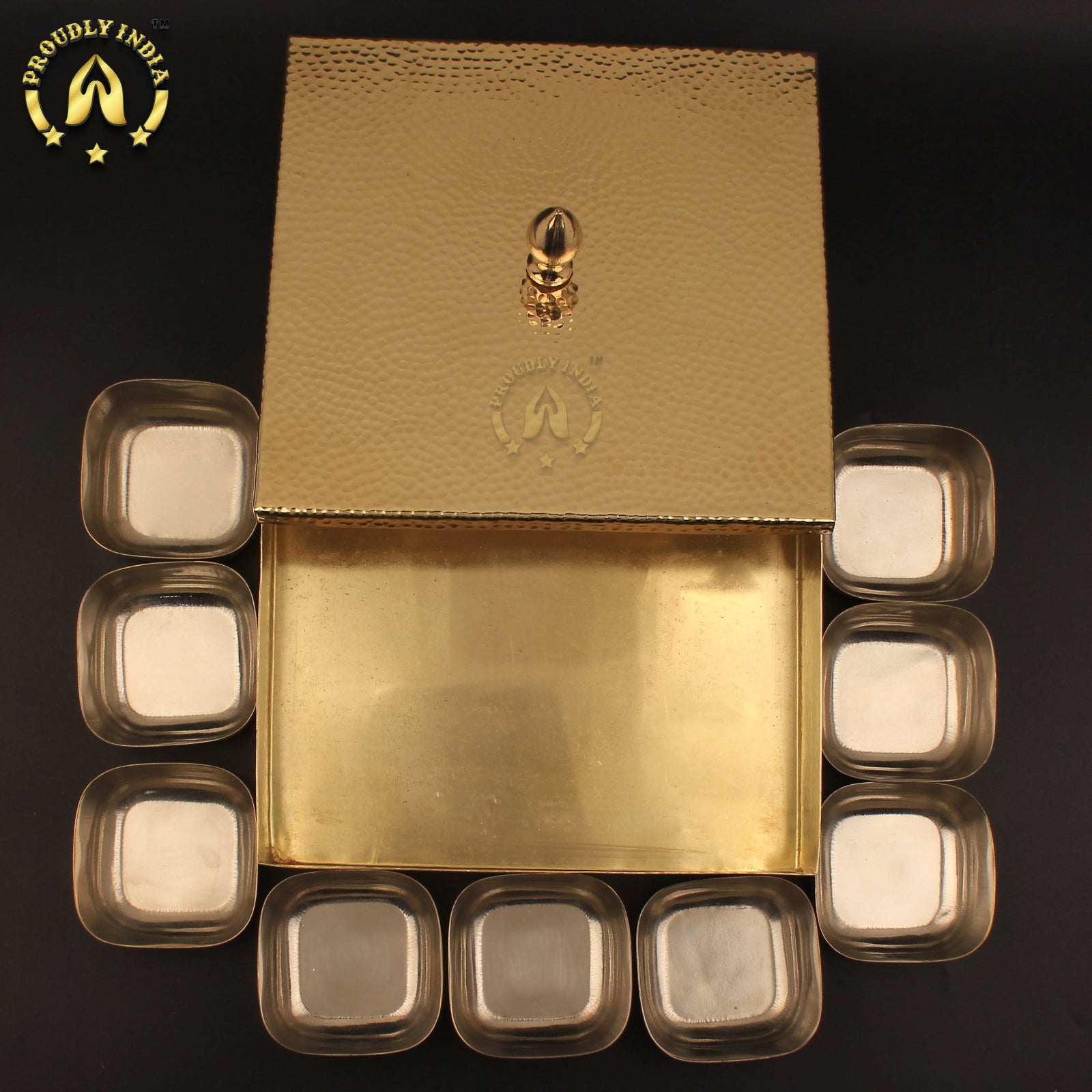 9 Pits Square Masala Box