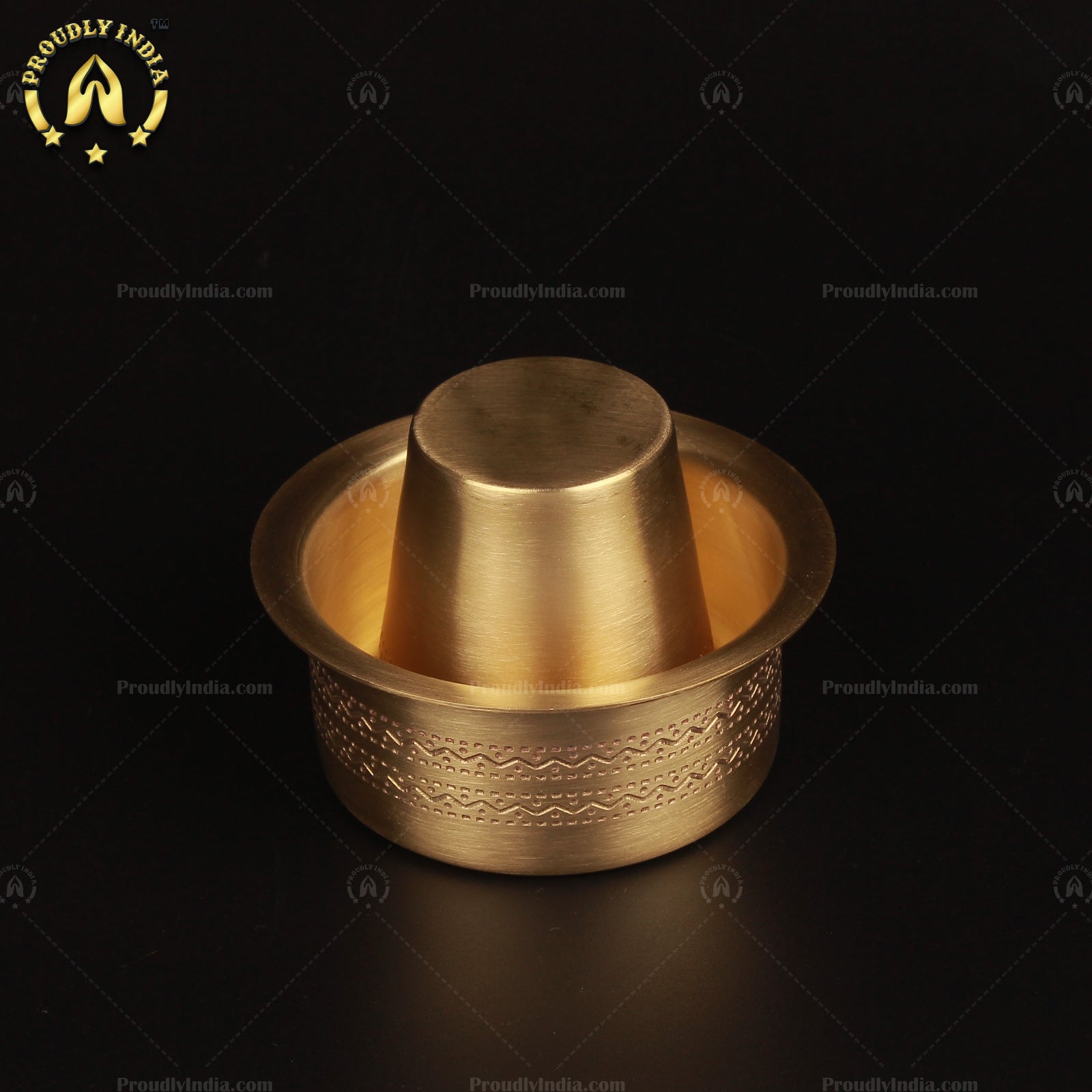 Etched Brass Dabara Matte Finish