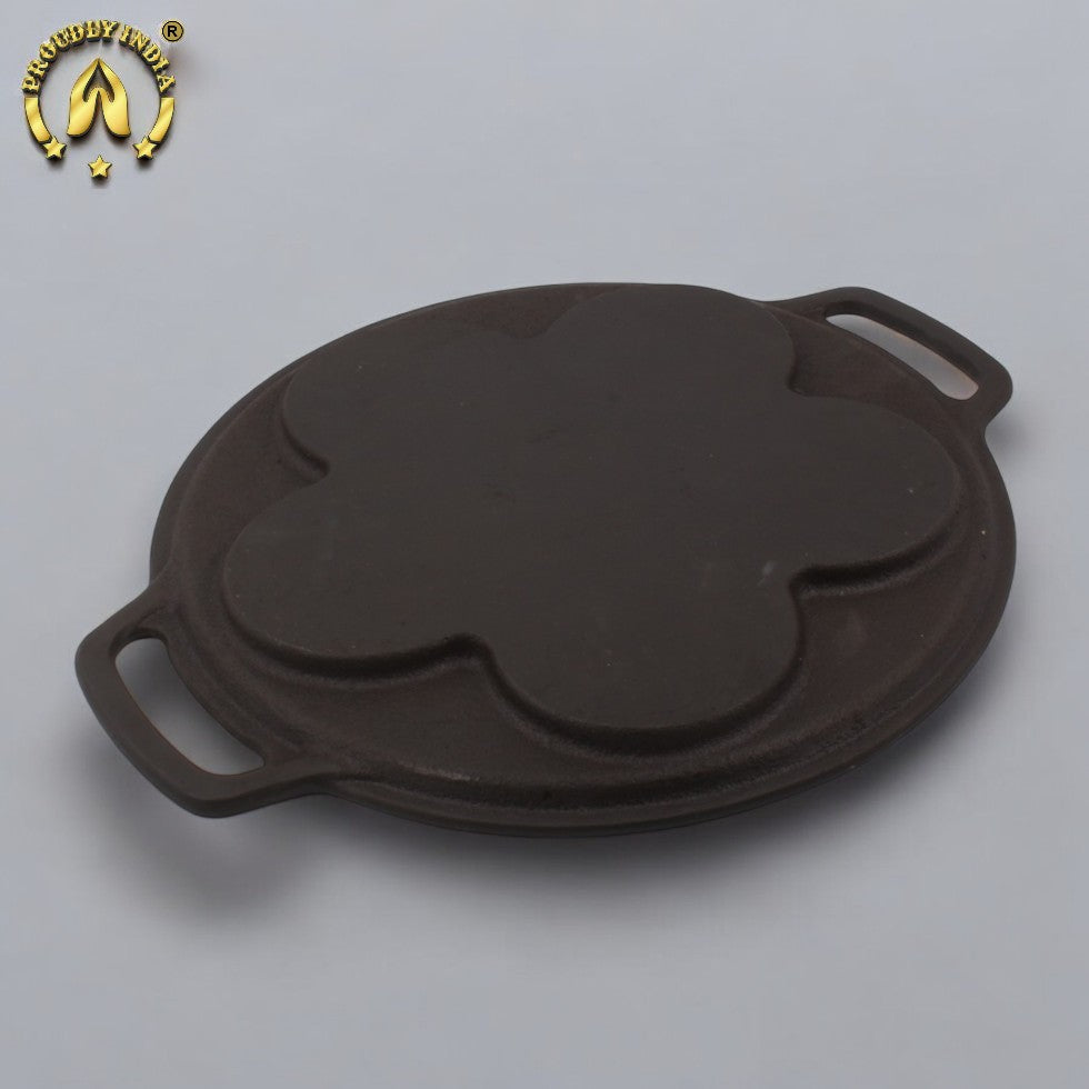 5-Pit Cast Iron Mini Dosa & Idli Pan
