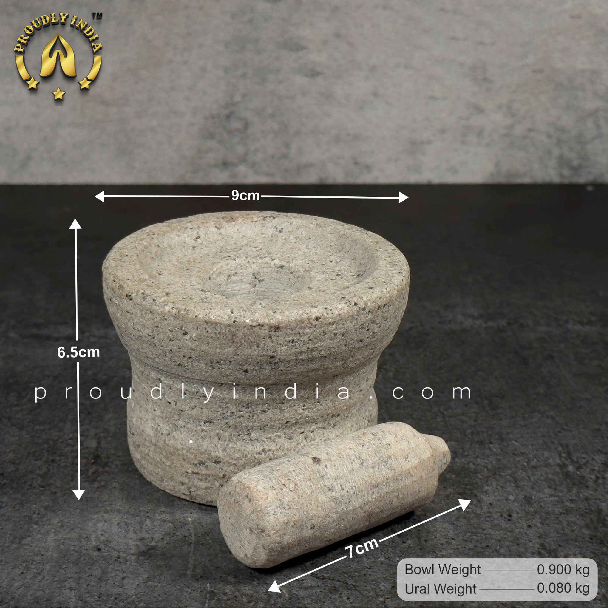 Natural Stone Baby Khalbatta | Baby Mortar and Pestle
