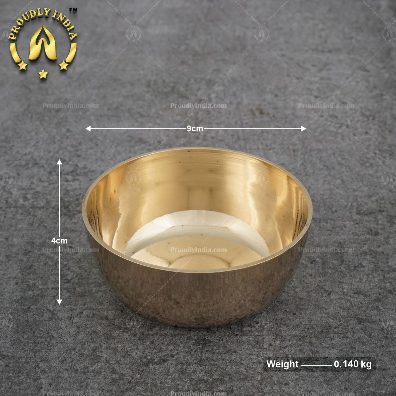 10 Inch Bronze 5 Piece Dinner Thali Set