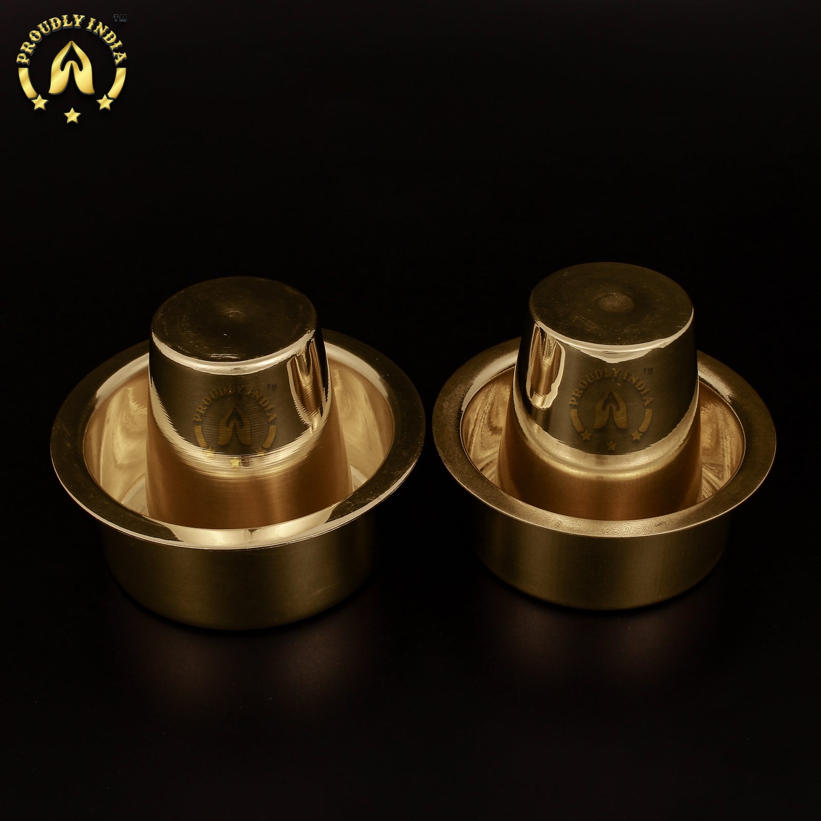 Pure Brass Coffee Filter With Set Of 6 Dabara