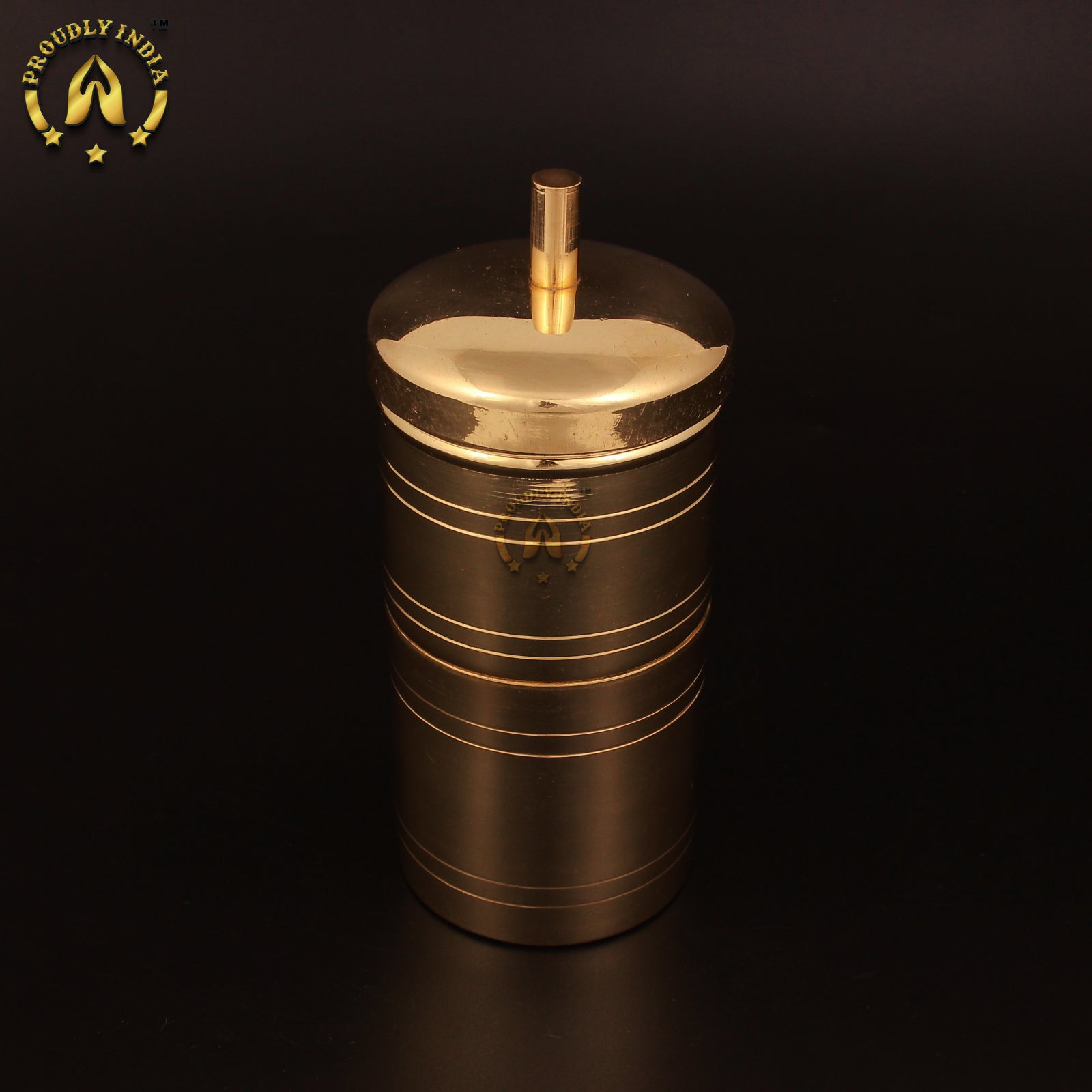 Brass 4 Cup Coffee Filter With 4 Dabara