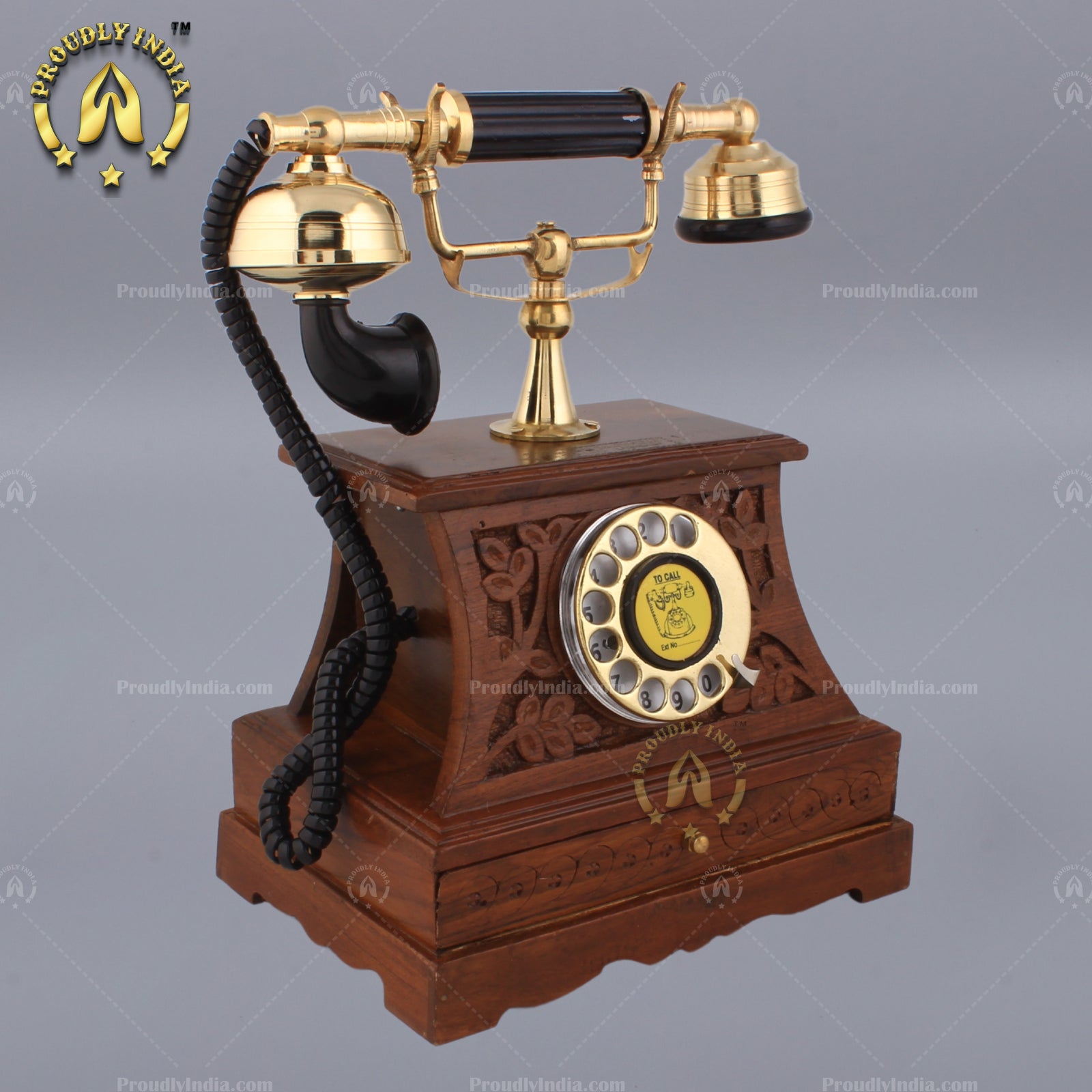Retro Telephone with Drawer