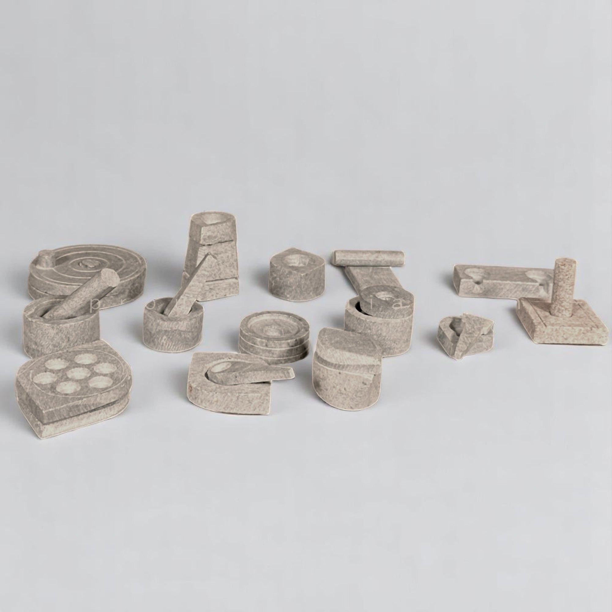 SoapStone Miniature Play Set For Kids | Kitchen Soppu Set