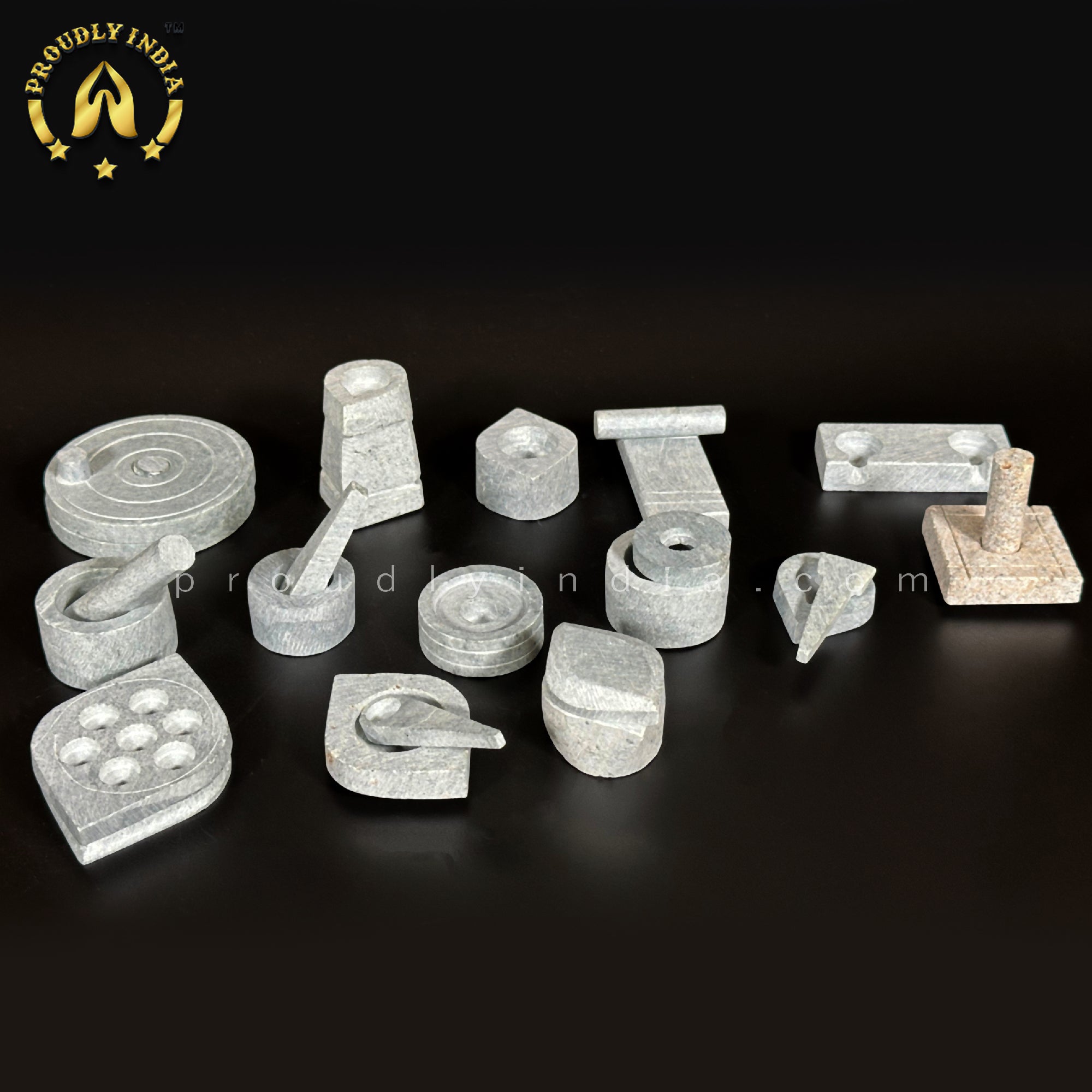 SoapStone Miniature Play Set For Kids | Kitchen Soppu Set