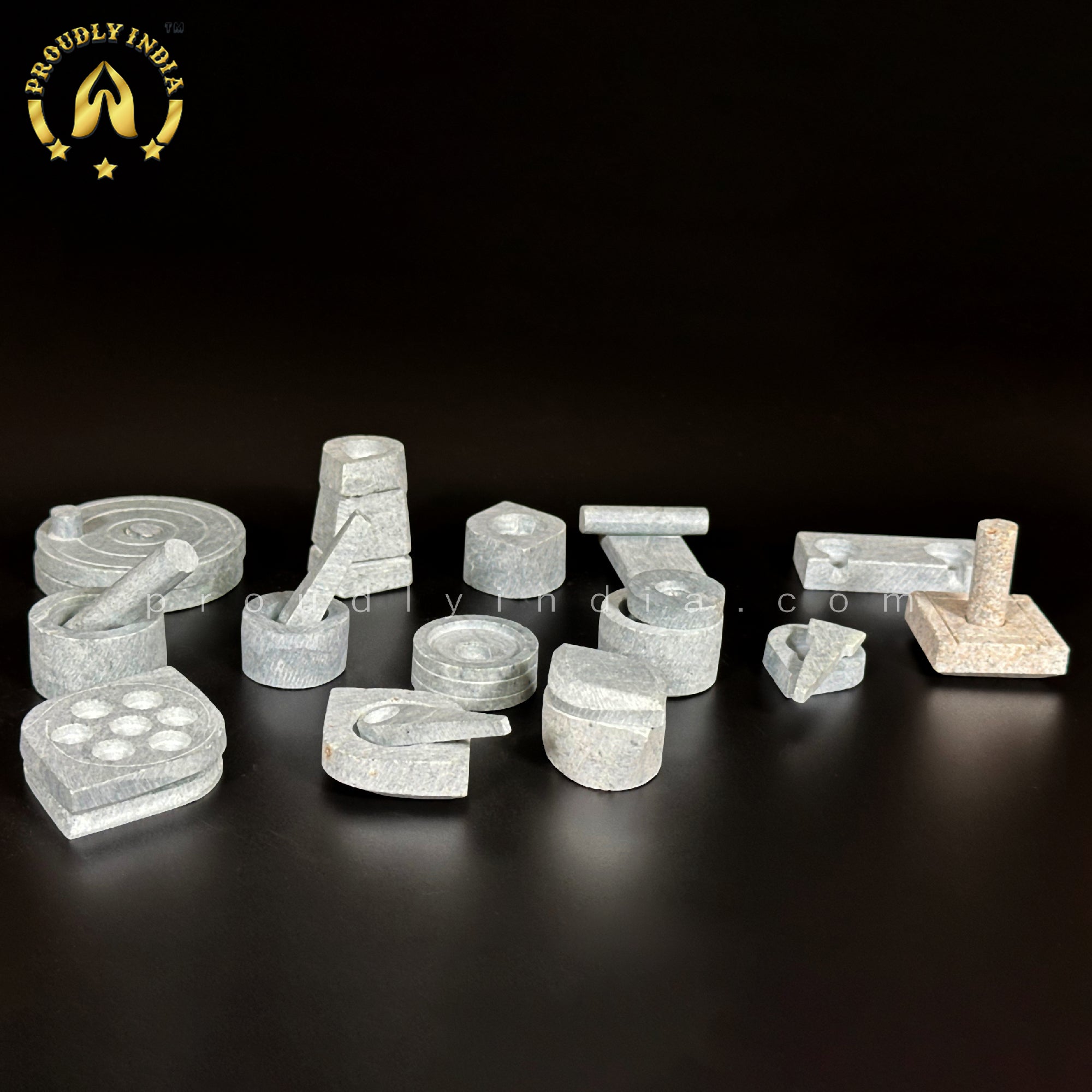 SoapStone Miniature Play Set For Kids | Kitchen Soppu Set