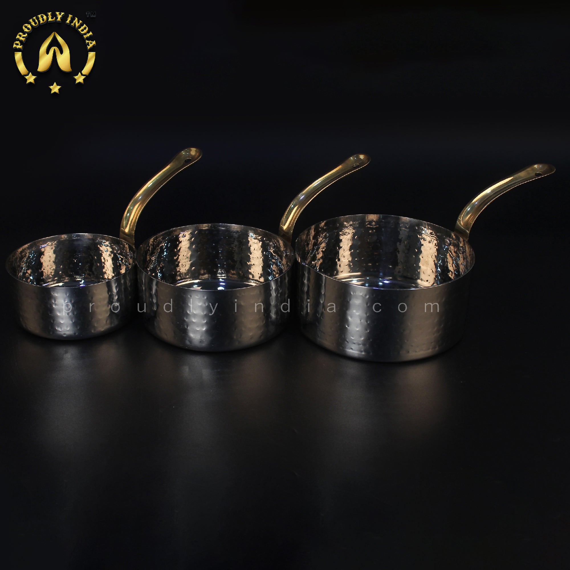 Set Of 3 Steel Pan
