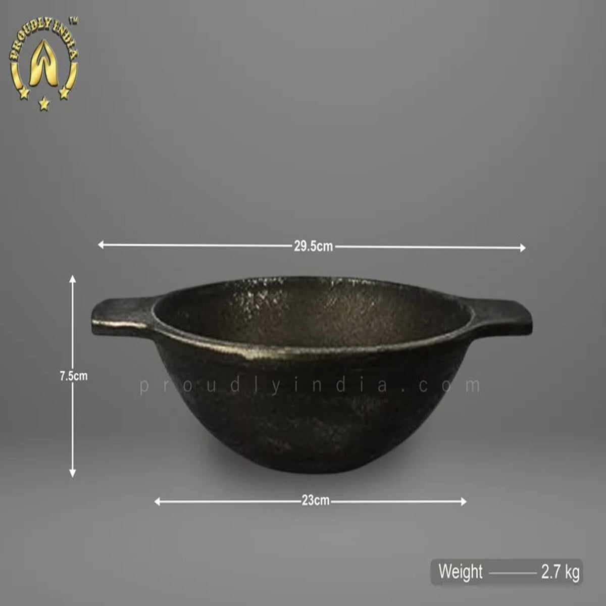 Induction Base Cast Iron Gravy Kadai