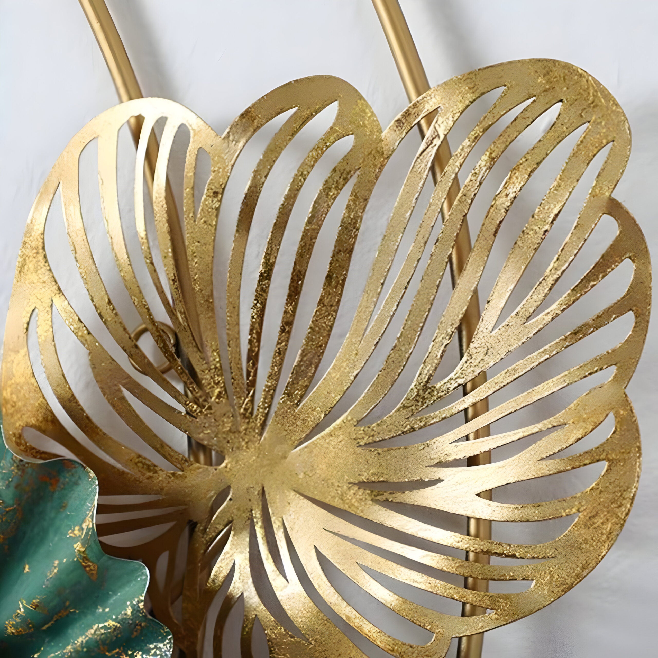 Regal Bloom Harmony Iron Wall Art