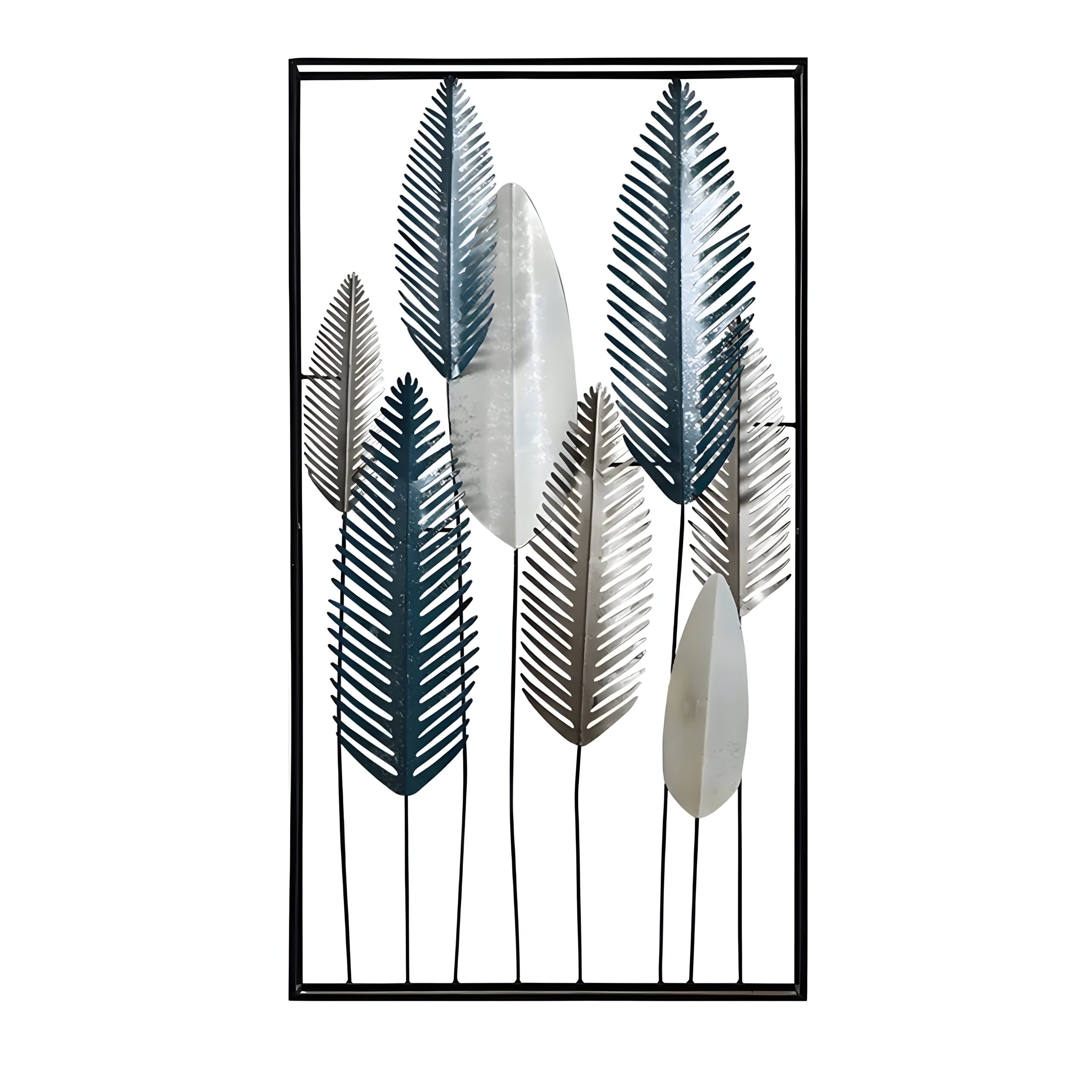 Set of 2 Urban Palm Elegance Wall Mural
