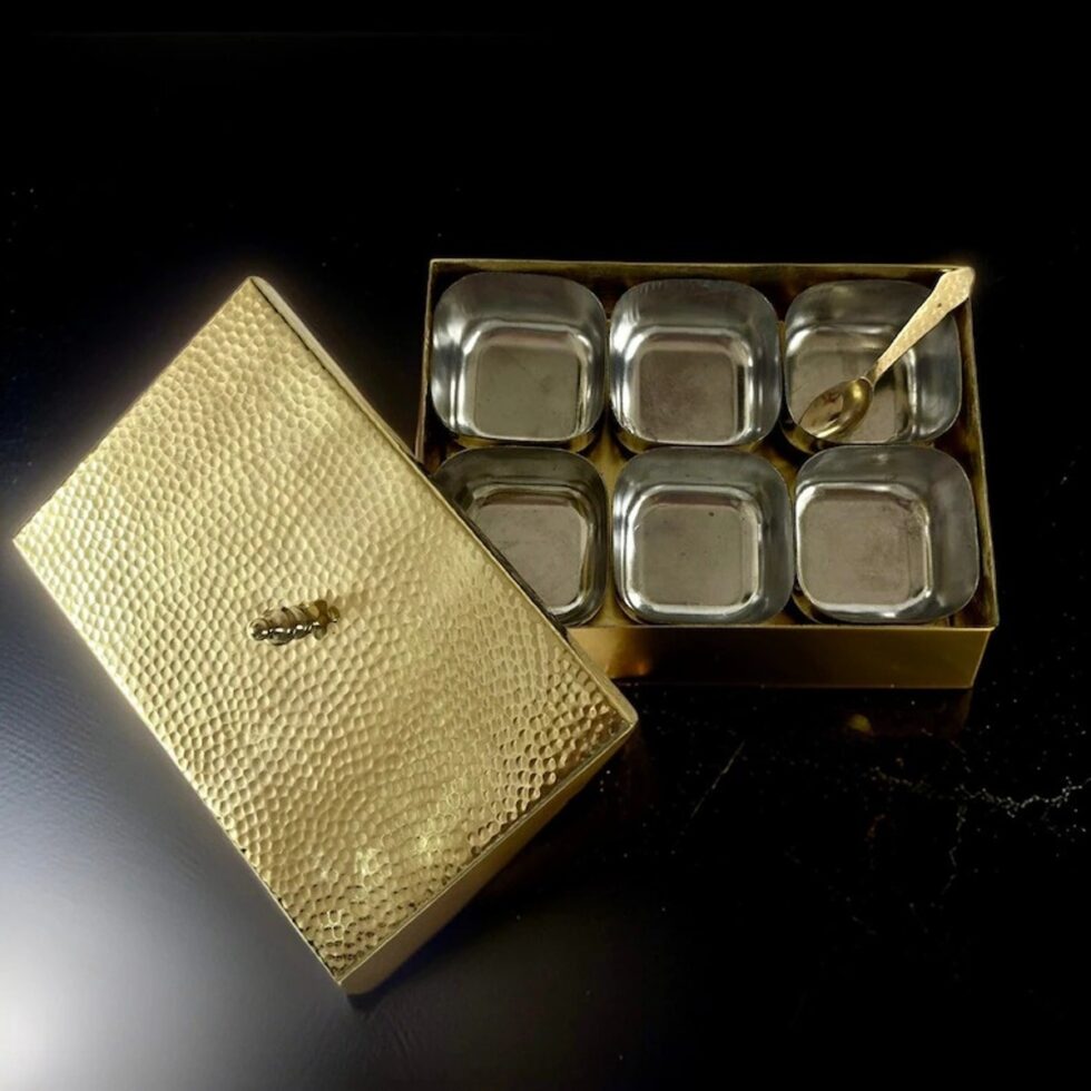 Premium Rectangle Masala Dabba
