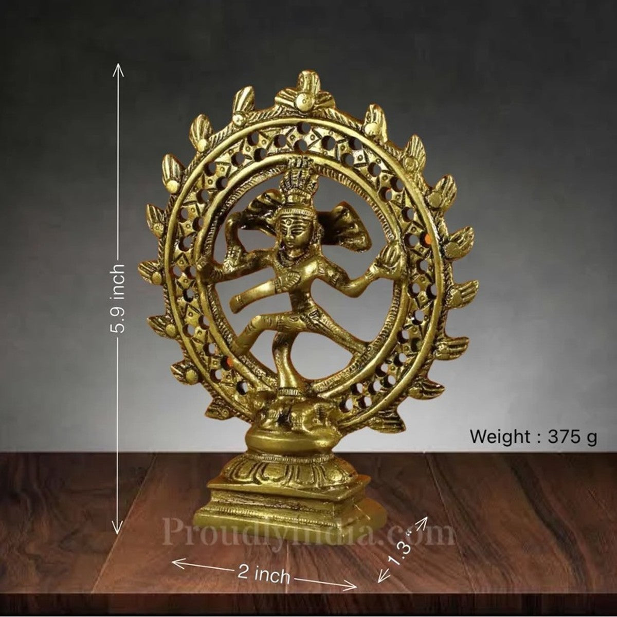 Indian Handcrafted Lord of Dance,Nadarajah 5.9 Inch