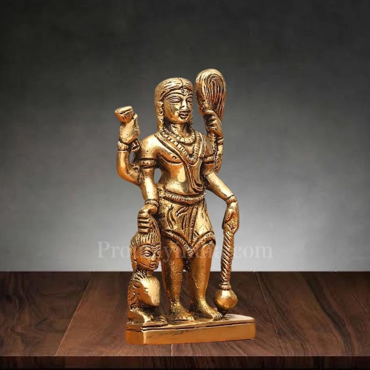 5 Inch Brass Krodha & Kala Bhairav