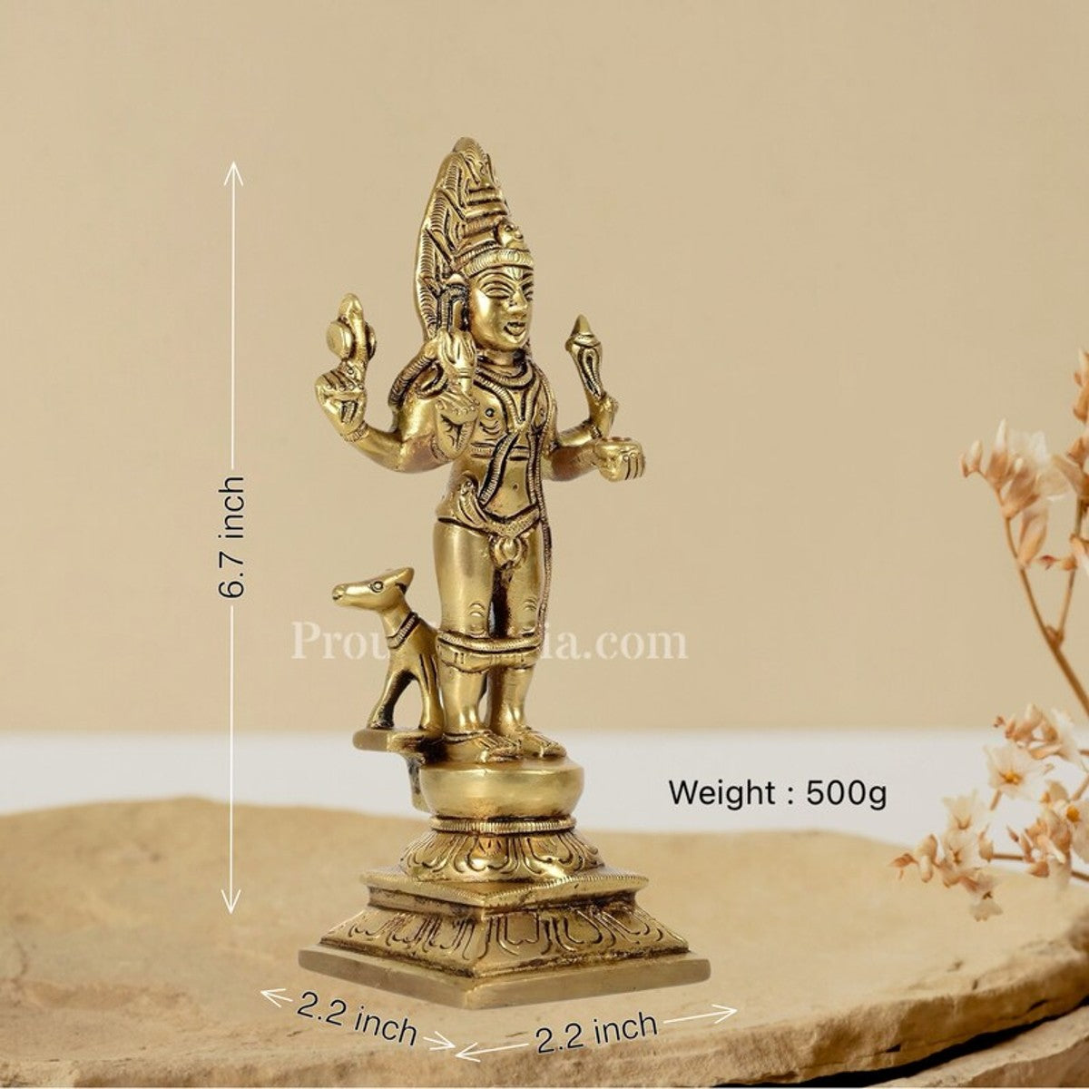 6.7" Kaal Bhairava Superfine Statue