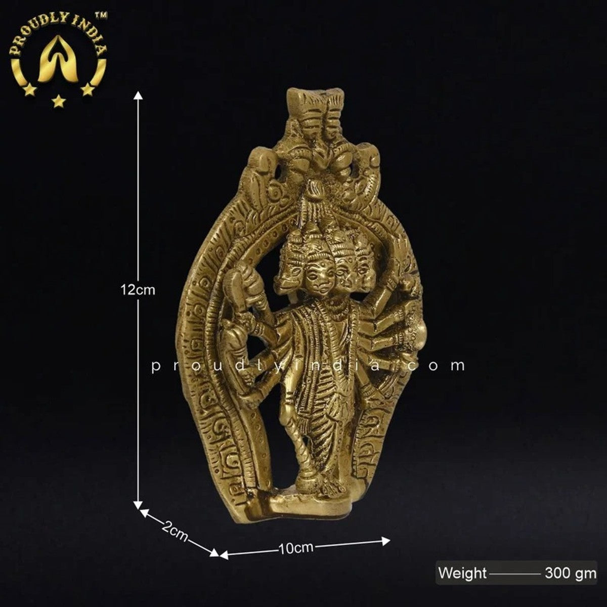Stunning 4.8 Inch Panchmukhi Hanuman Idol