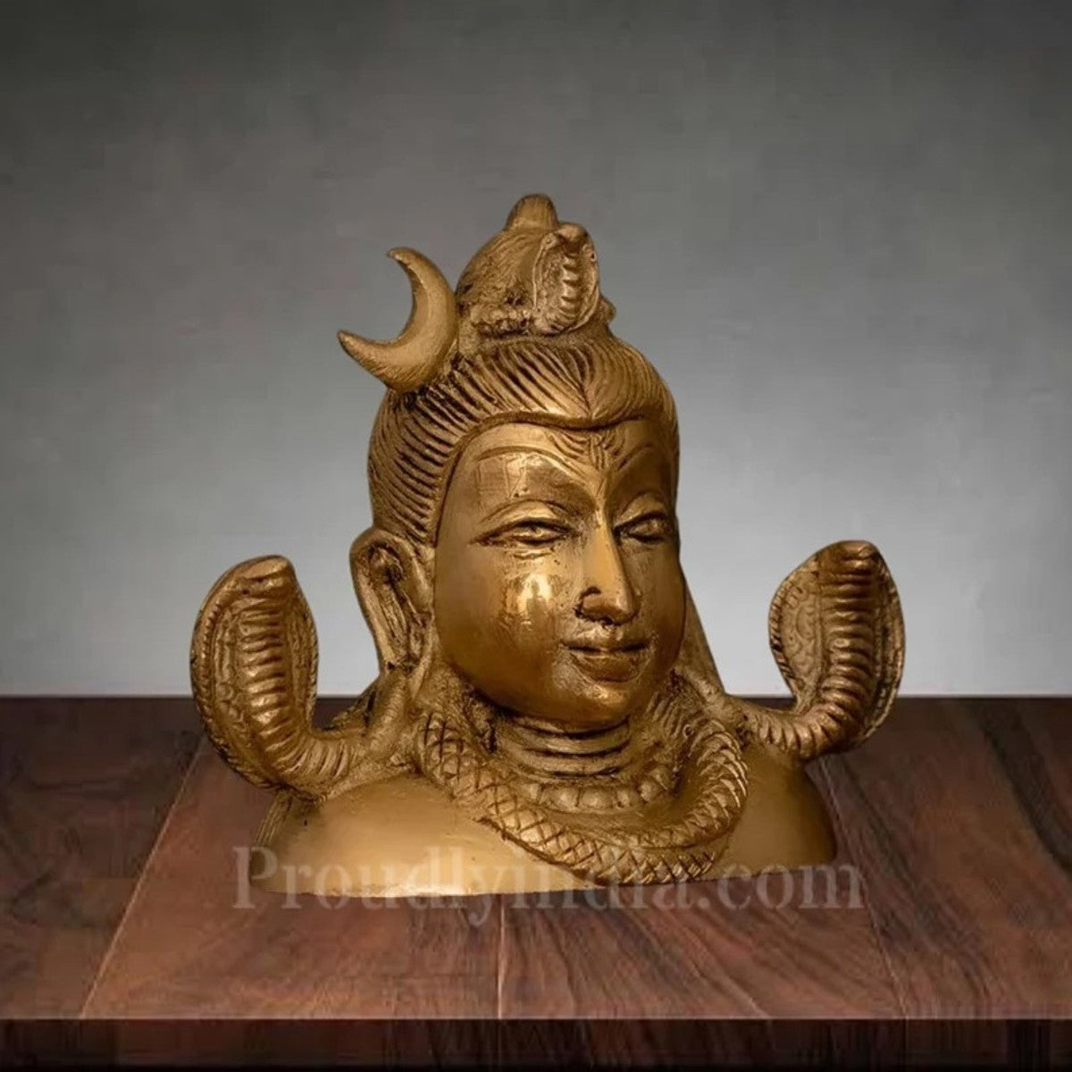 Brass Shivling Idol - 3.5 Shankar Bhagwan Murti