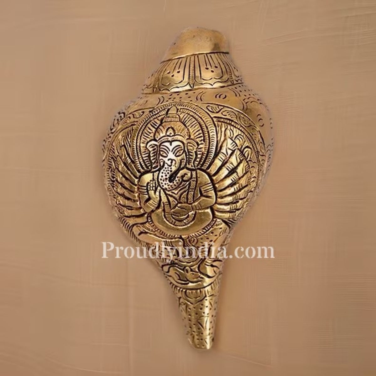 Brass Ganapathi Shankh