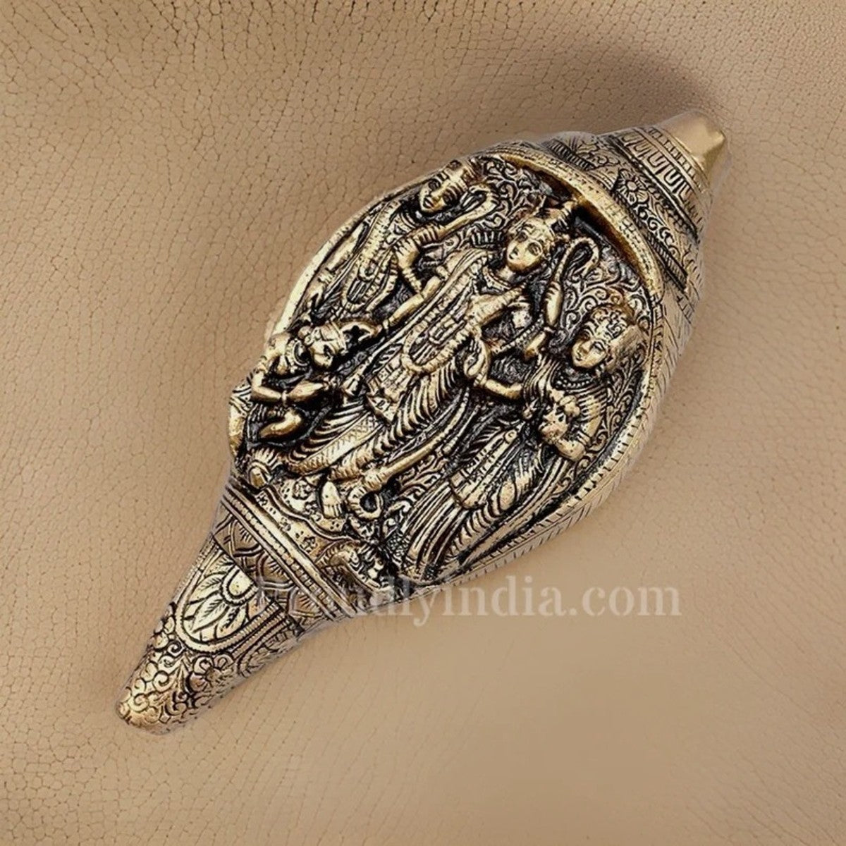 Brass Shankh & Ram Darbar Sangu