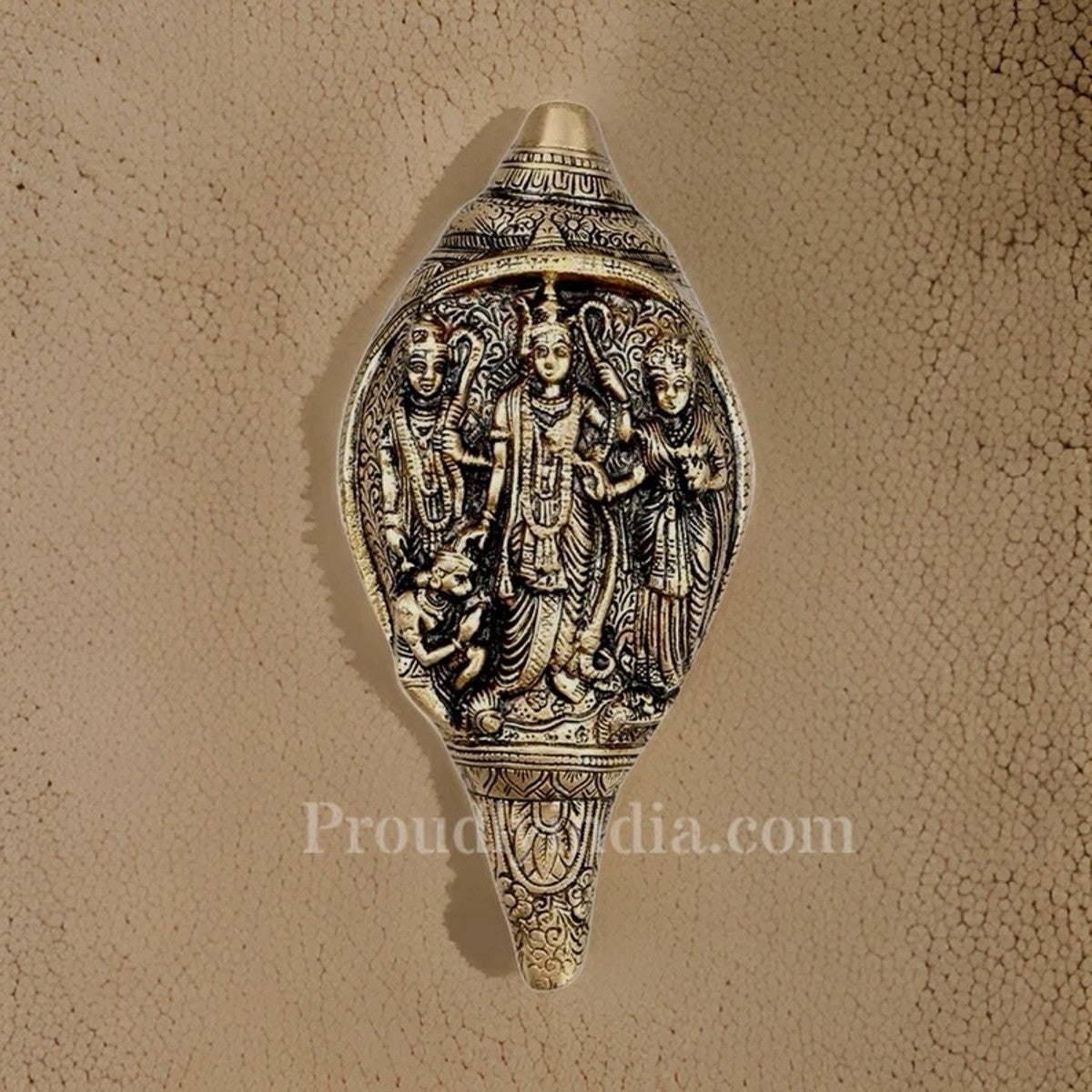 Brass Shankh & Ram Darbar Sangu