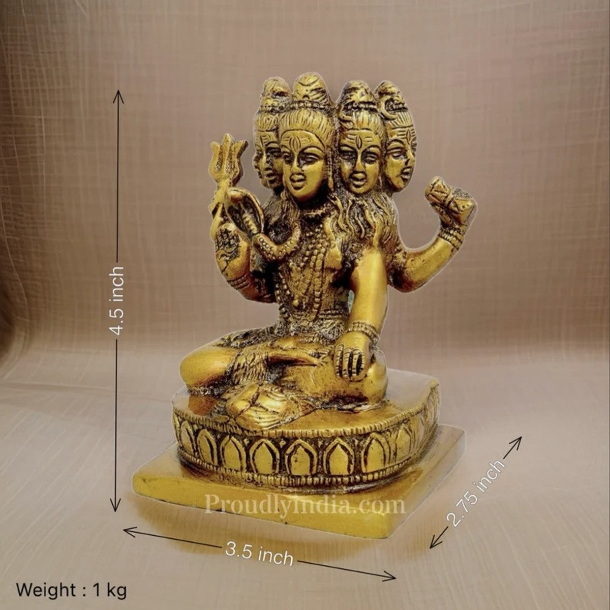 Om Namah Shivaya: Exclusive 4.5 Pashupathinath Lord Shiva Idol