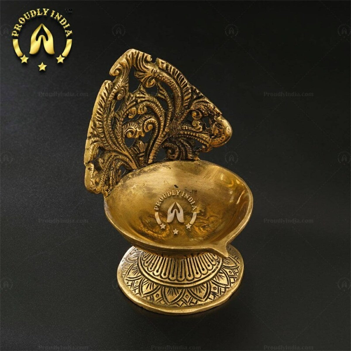 Handcrafted Ethnic Indian Brass Lamp